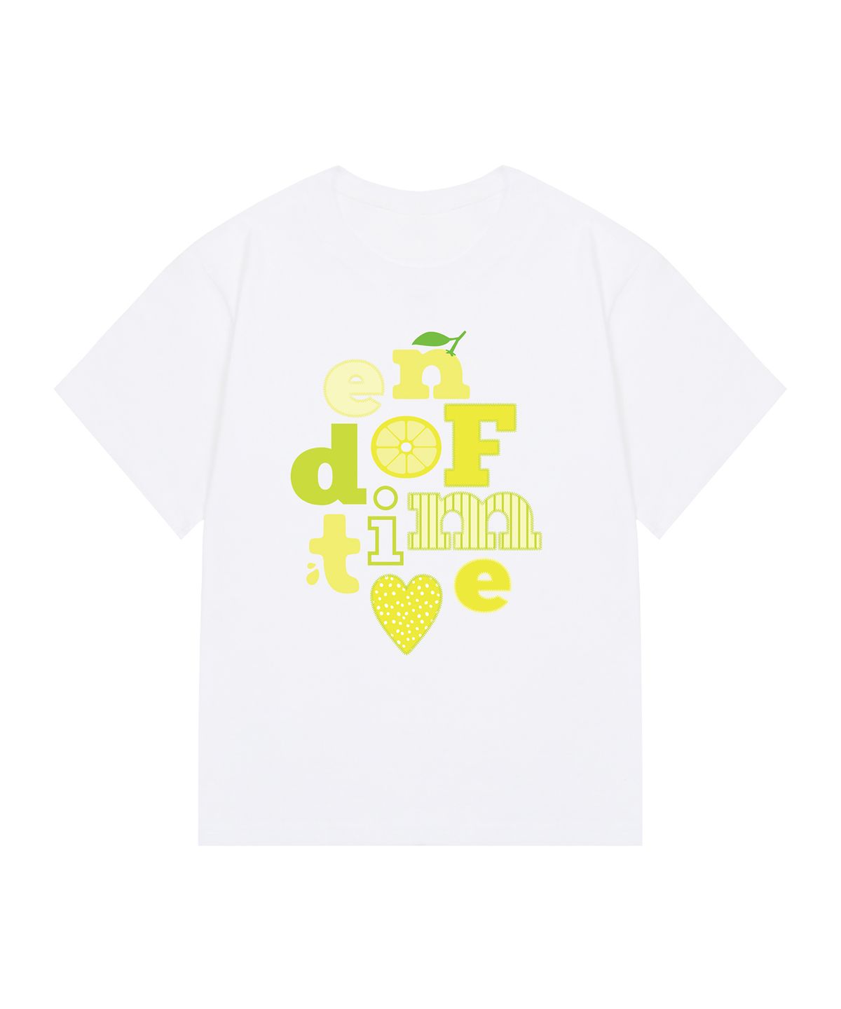 그레이버(GRAVER) [UNISEX]END-OF-TIME_LEMON 반팔티_2color