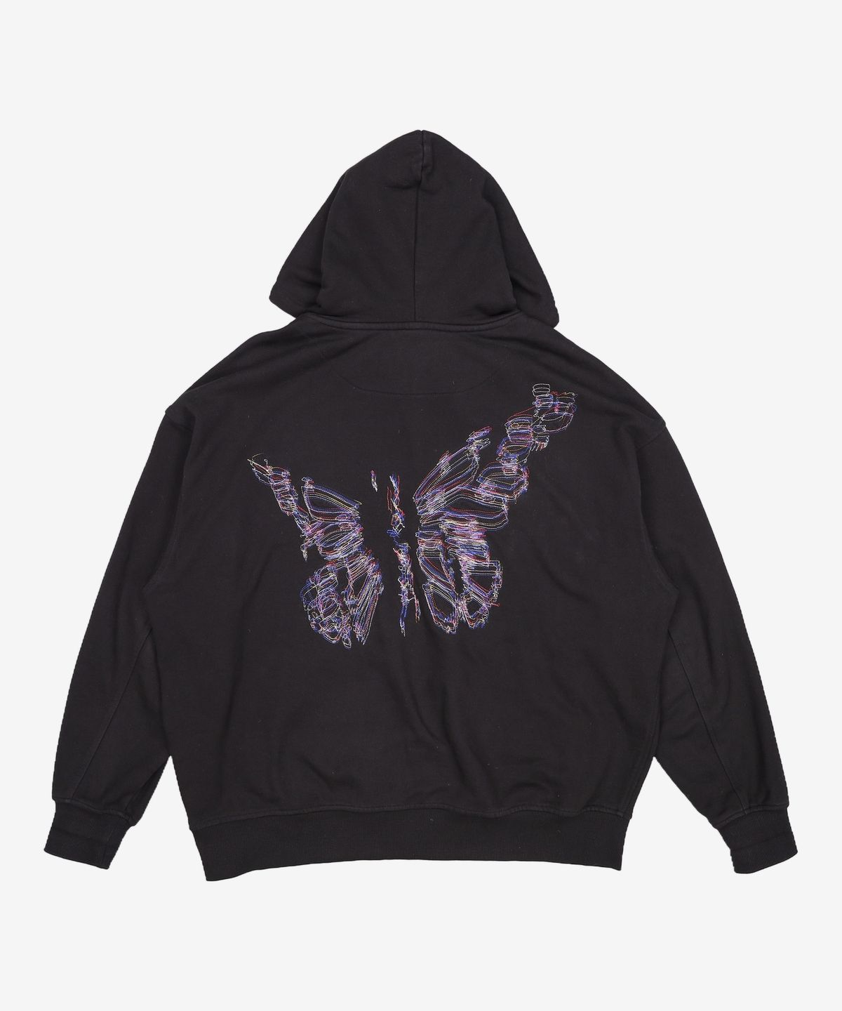 메종미네드(MAISON MINED) BUTTERFLY EFFECT HOODIE BLACK L