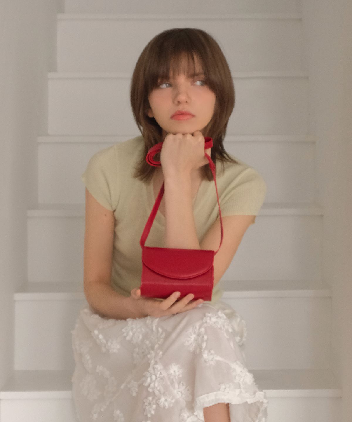 디베르노(DBERNO) [체인포함] 미니 트래블 패스포트백 (Red)