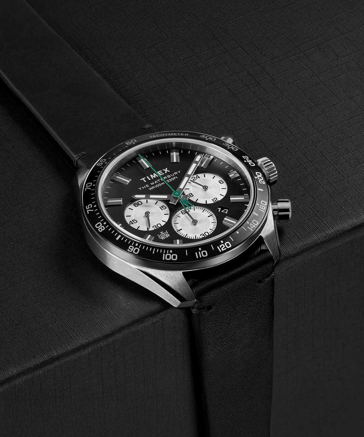 타이맥스(TIMEX) 워터베리 크로노그래프 남자가죽시계 41mm