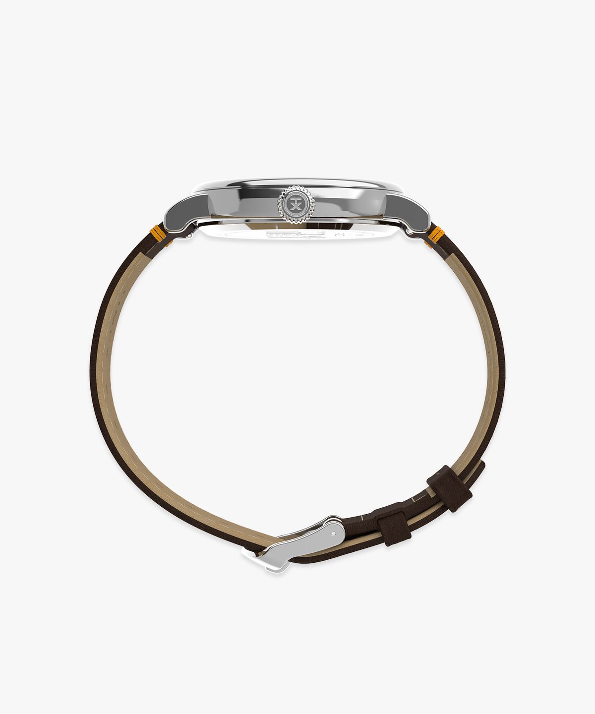 타이맥스(TIMEX) 타이맥스 x 피너츠 스탠다드 땡스기빙 브라운 가죽시계 40mm