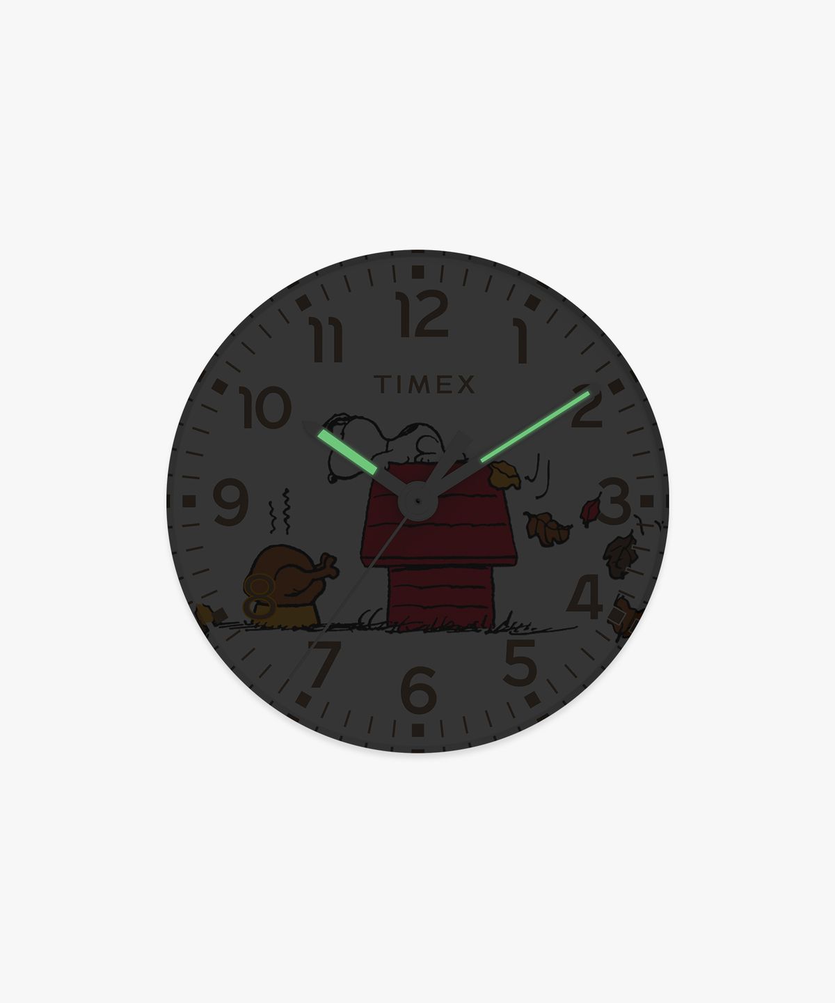타이맥스(TIMEX) 타이맥스 x 피너츠 스탠다드 땡스기빙 브라운 가죽시계 40mm