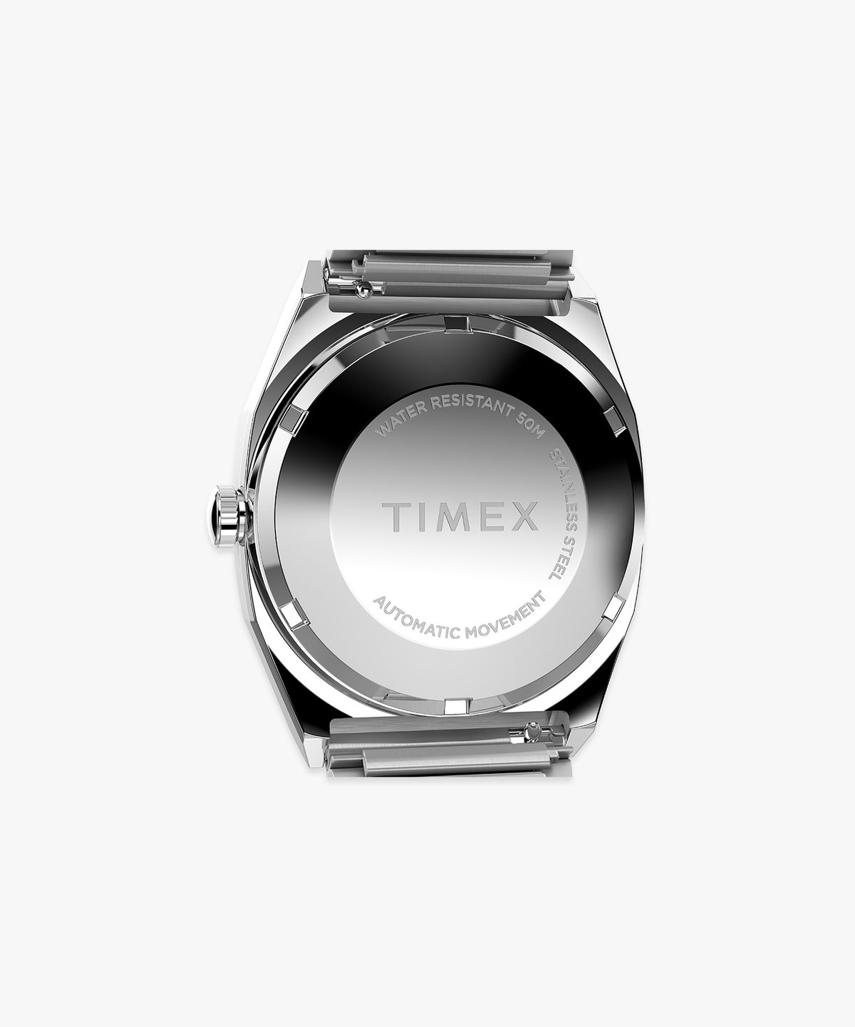 타이맥스(TIMEX) E라인 오토매틱 1983 익스펜션 스트랩 블루시계 34mm