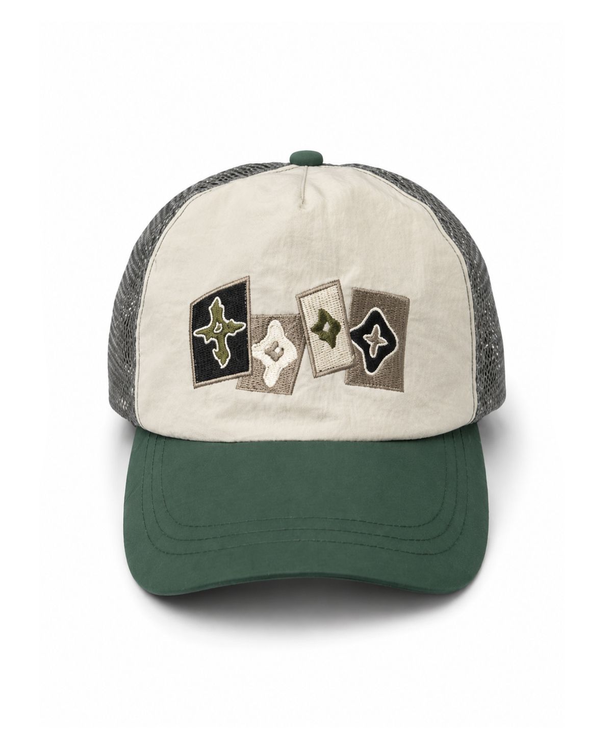 낫포너드(NOT4NERD) Fragment Symbol Mesh Running Cap - Green
