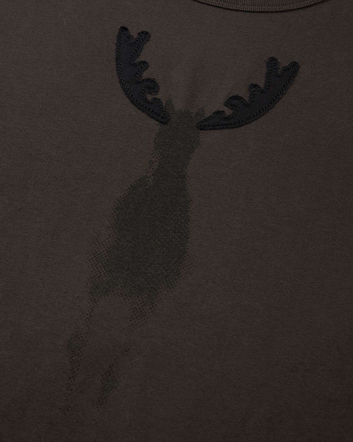 사일런트실러블(SILENTSYLLABLE) Pony print T-shirts / Charcoal