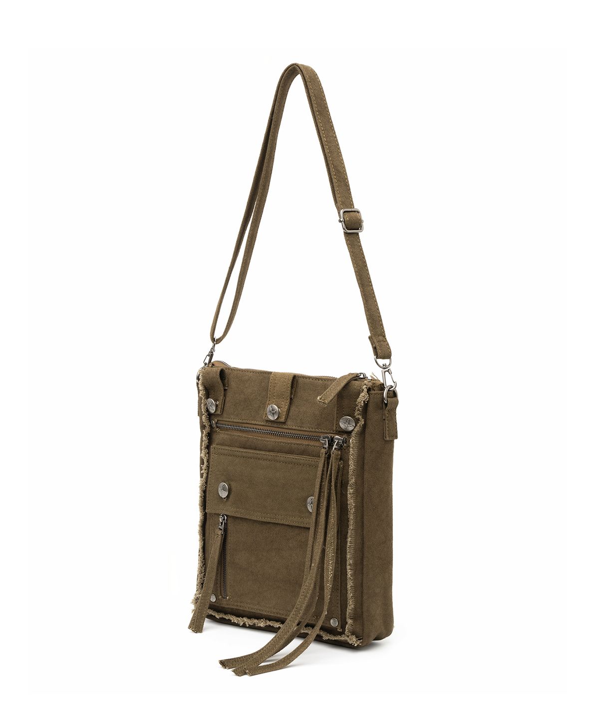 낫포너드(NOT4NERD) Stud Pocket Western Belt Bag - Brown