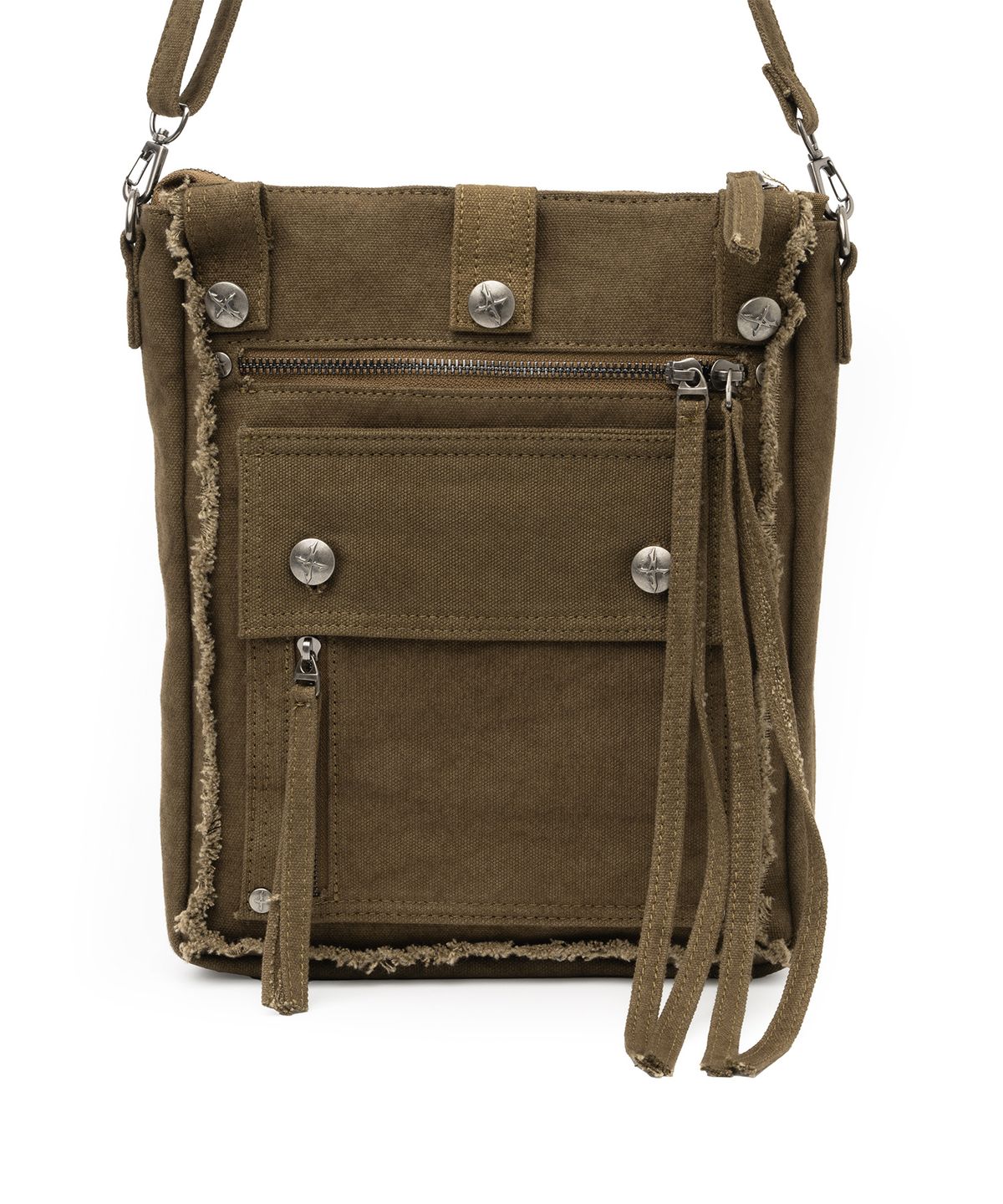 낫포너드(NOT4NERD) Stud Pocket Western Belt Bag - Brown