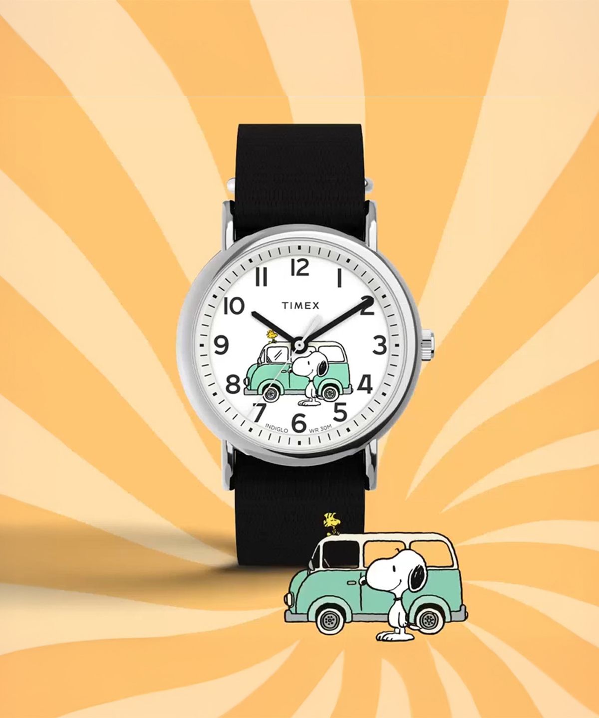 타이맥스(TIMEX) 타이맥스 x 피너츠 위켄더 밴 남녀공용 손목시계 38mm