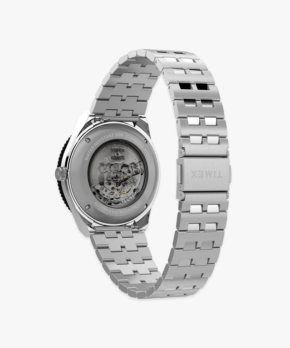 타이맥스(TIMEX) 타이맥스 x 피너츠 M79 오토매틱 선레이 다이얼 메탈시계 40mm