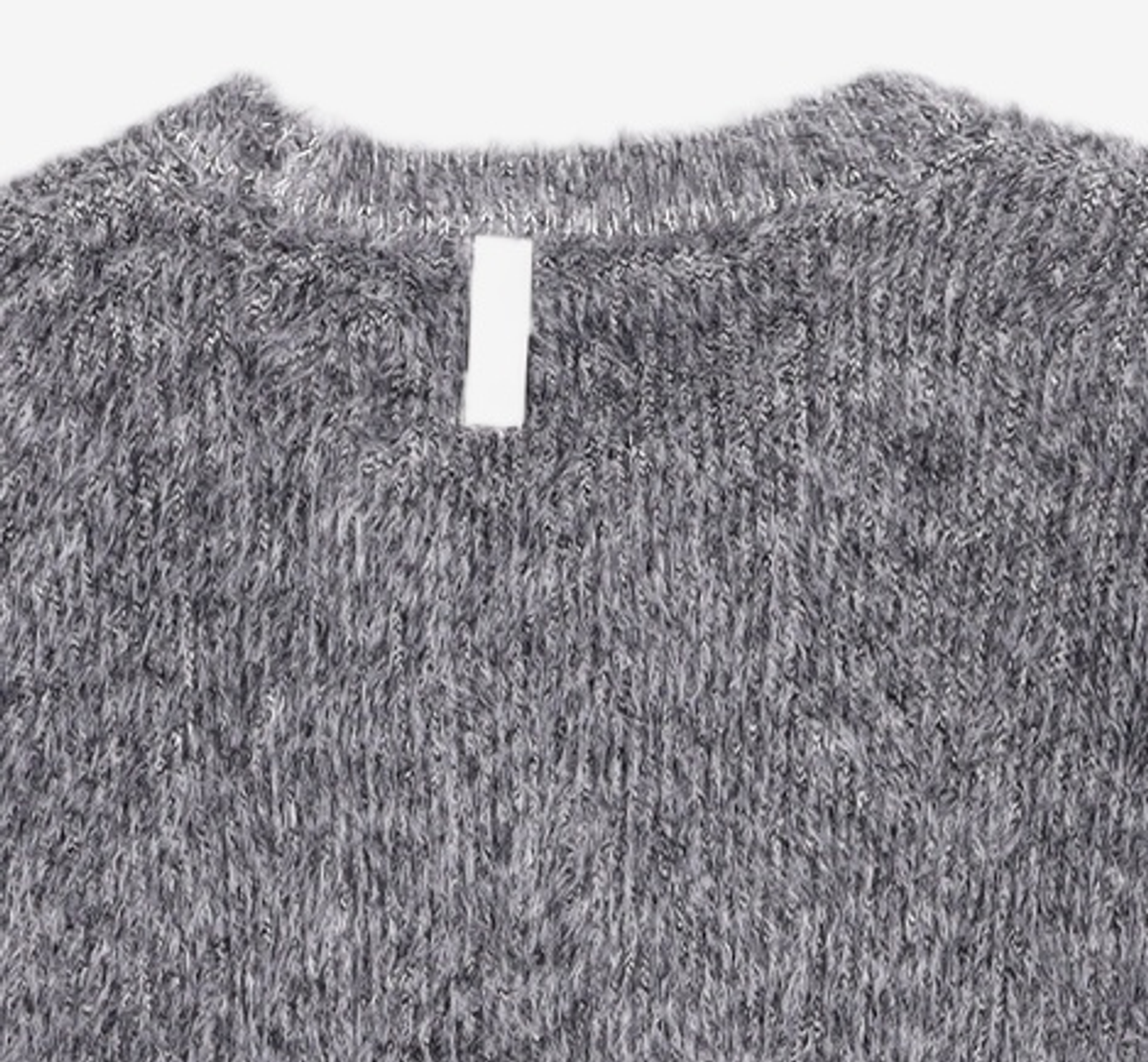 노매뉴얼(NOMANUAL) (시그니처종료)CROPPED HAIRY KNIT - 5 COLOR 100