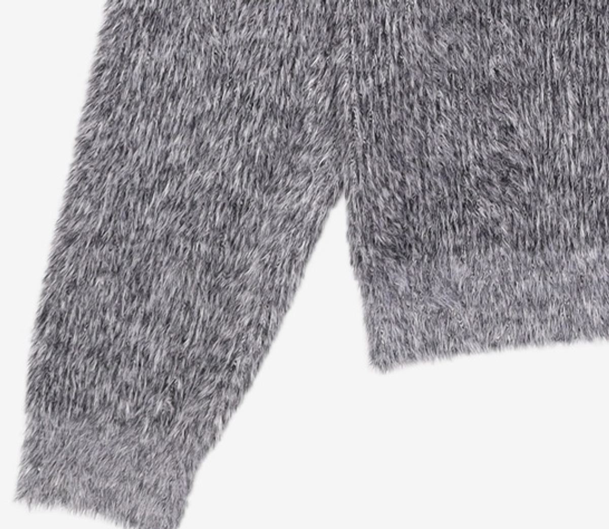 노매뉴얼(NOMANUAL) (시그니처종료)CROPPED HAIRY KNIT - 5 COLOR 100
