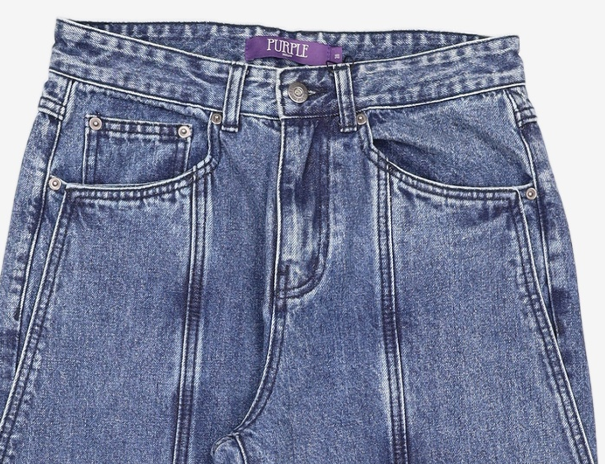 퍼플(PURPLE) 청/데님 팬츠 28