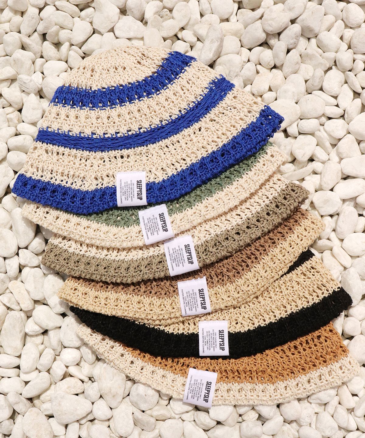슬리피슬립(SLEEPYSLIP) SUMMER BEACH BUCKET HAT(6COLOR)