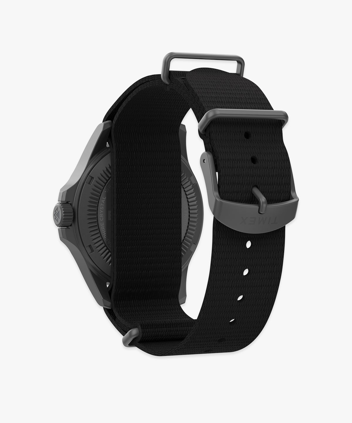 타이맥스(TIMEX) 익스페디션 솔라파워 건메탈 케이스 블랙시계 41mm