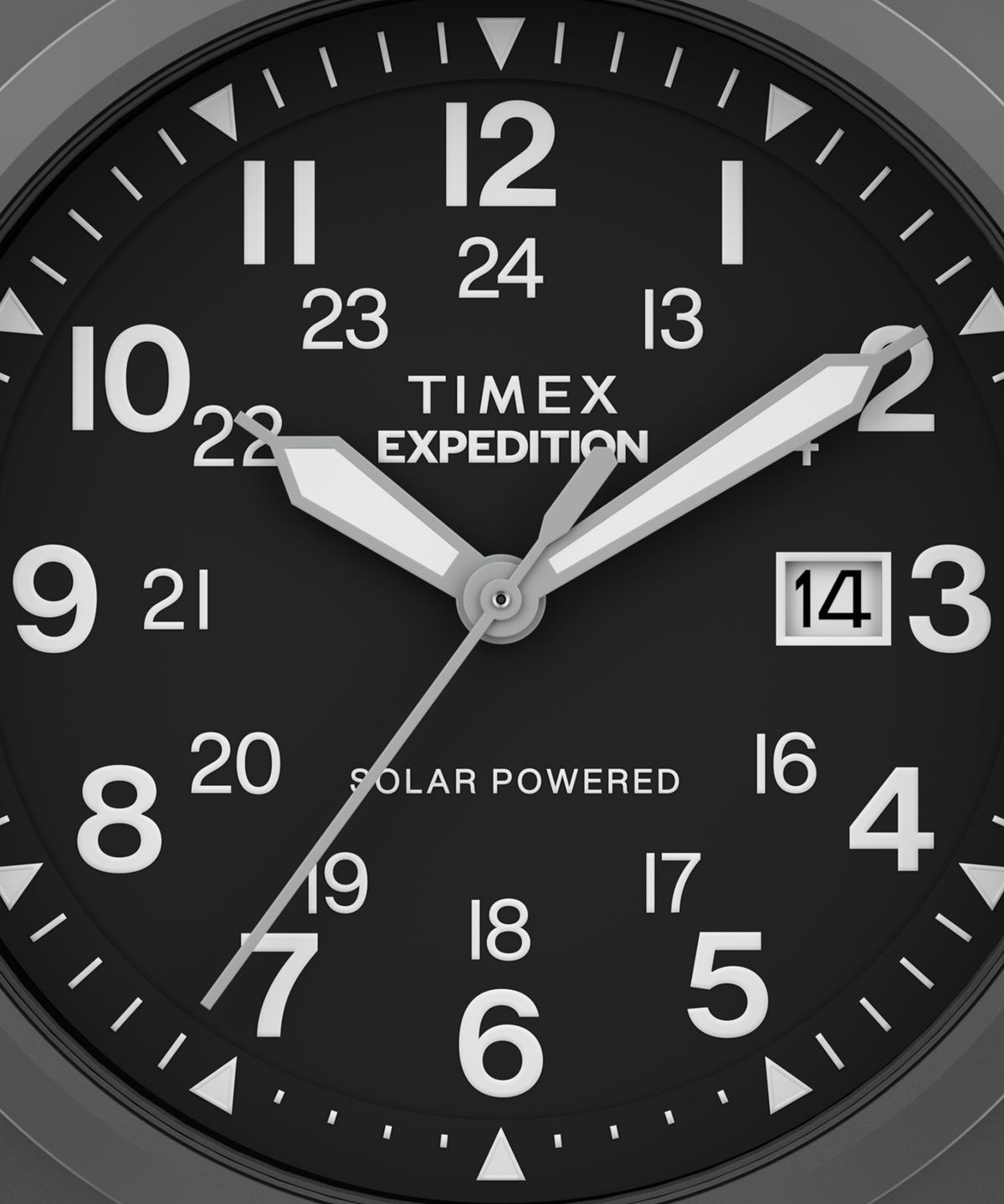 타이맥스(TIMEX) 익스페디션 솔라파워 건메탈 케이스 블랙시계 41mm