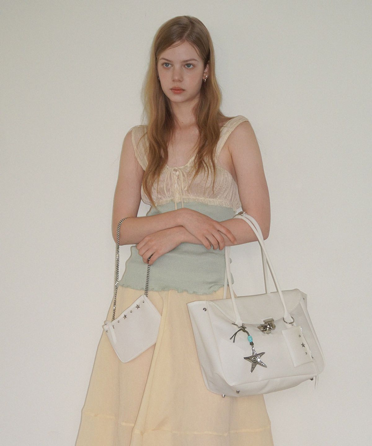 옴니포턴트(OMNIPOTENT) Candy Jelly Tote Bag & Card Wallet _5Colors