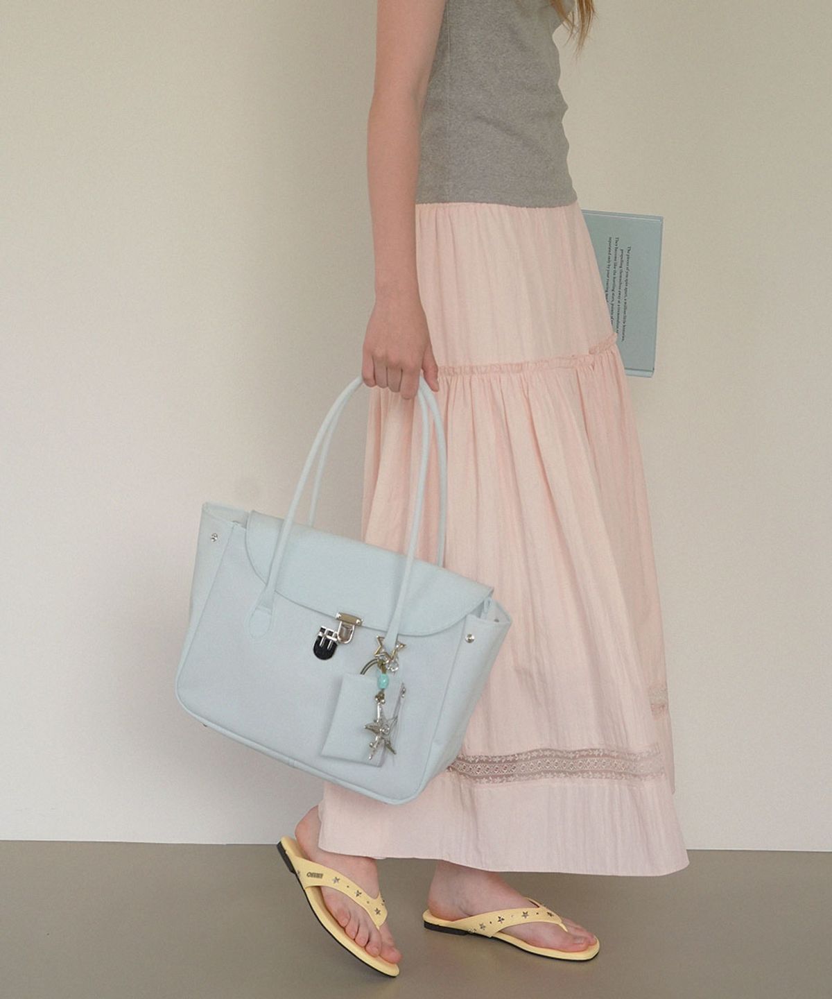 옴니포턴트(OMNIPOTENT) Candy Jelly Tote Bag & Card Wallet _5Colors