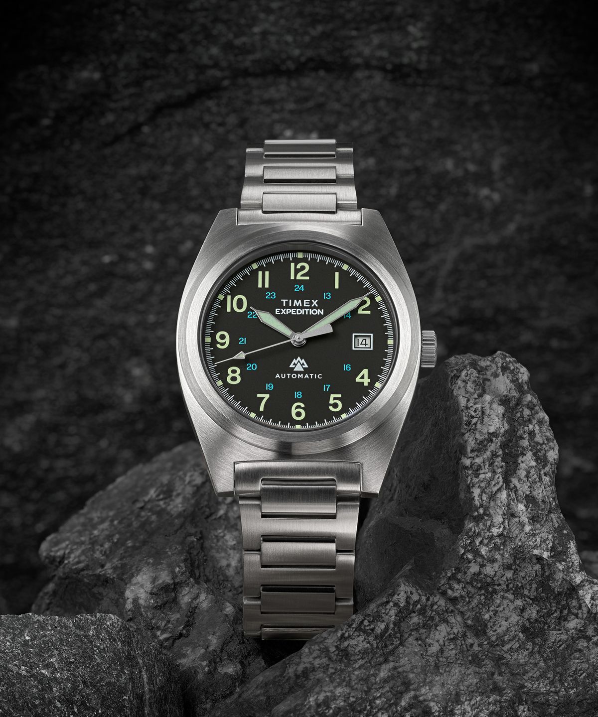 타이맥스(TIMEX) 익스페디션 캡스톤 오토매틱 스테인리스 스틸시계 39mm