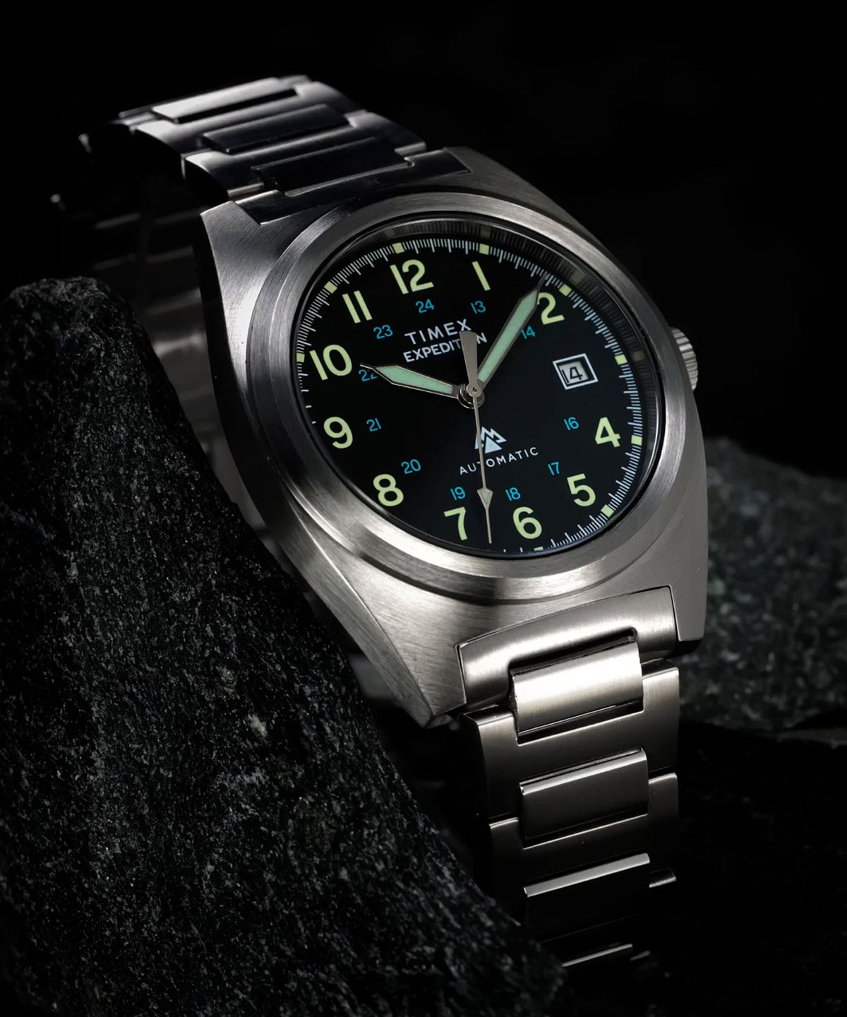타이맥스(TIMEX) 익스페디션 캡스톤 오토매틱 스테인리스 스틸시계 39mm