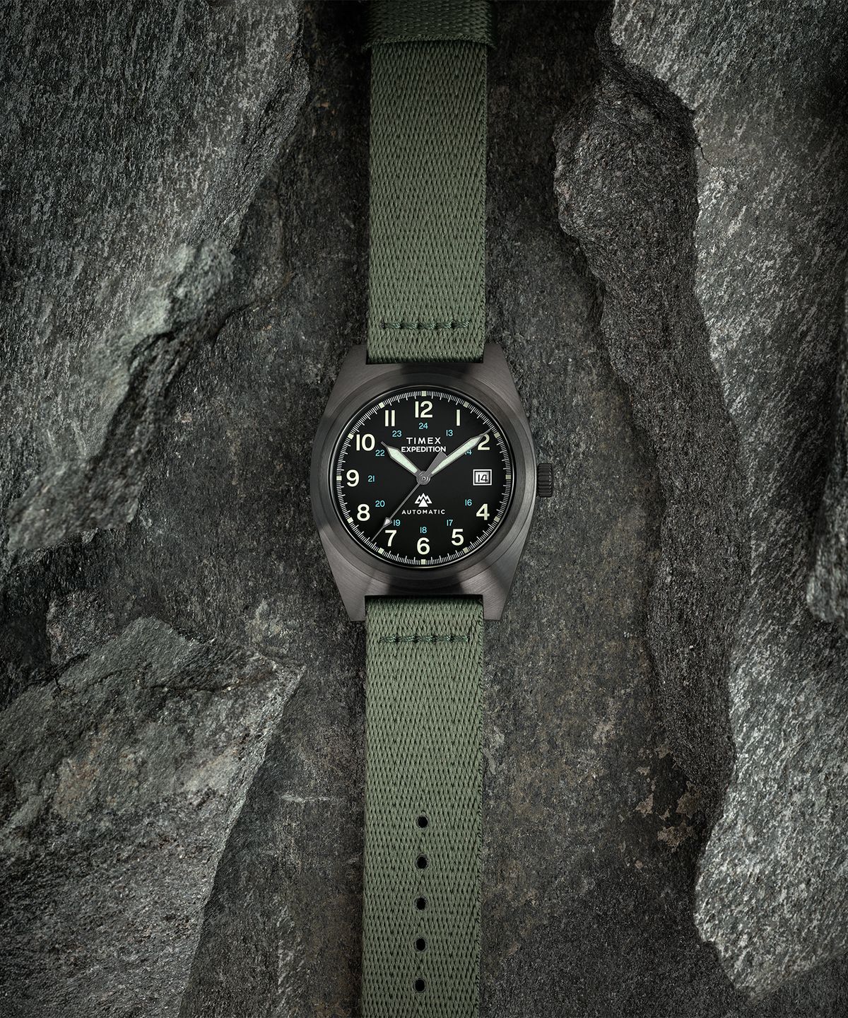 타이맥스(TIMEX) 익스페디션 캡스톤 오토매틱 패브릭밴드 손목시계 39mm