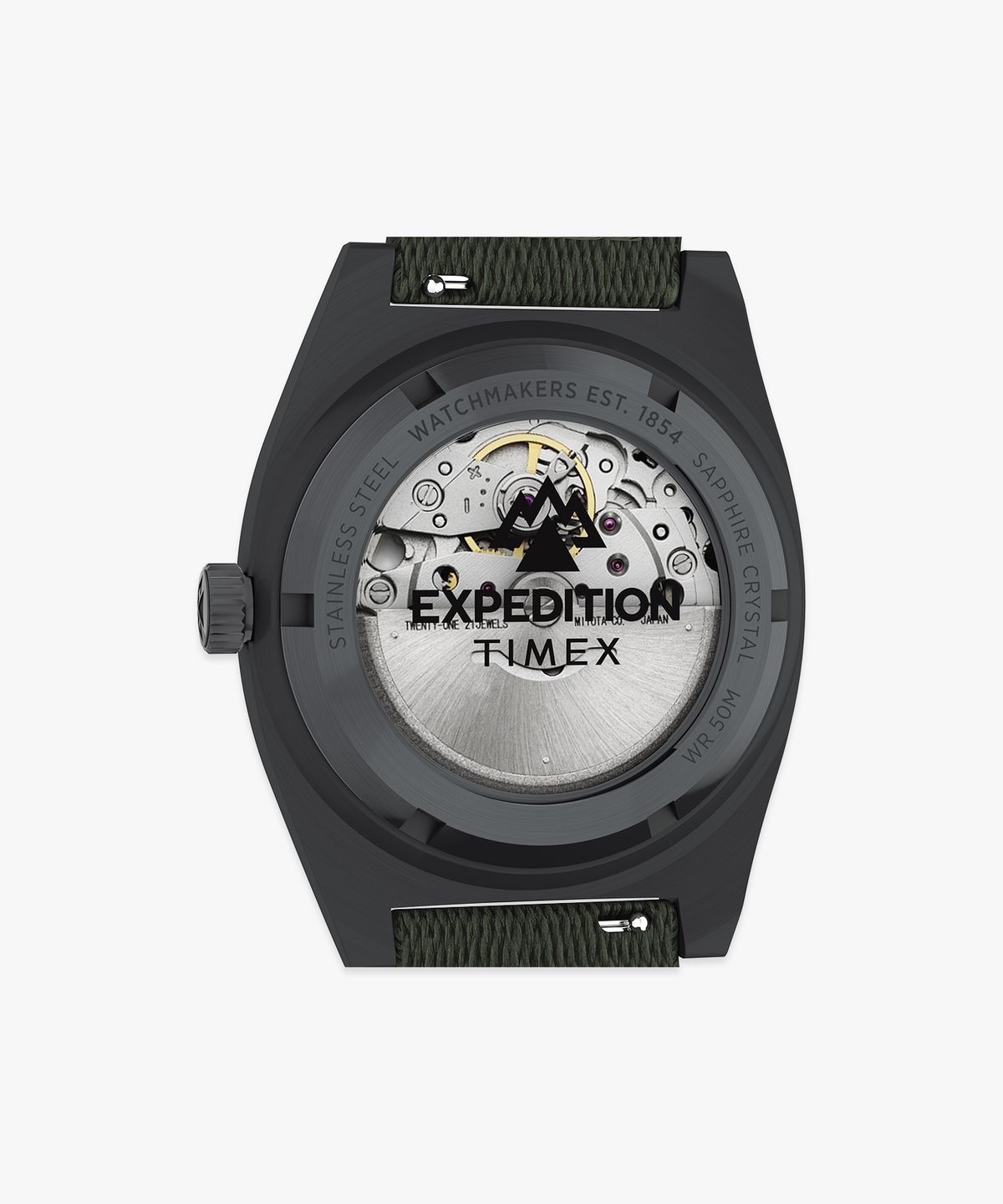 타이맥스(TIMEX) 익스페디션 캡스톤 오토매틱 패브릭밴드 손목시계 39mm