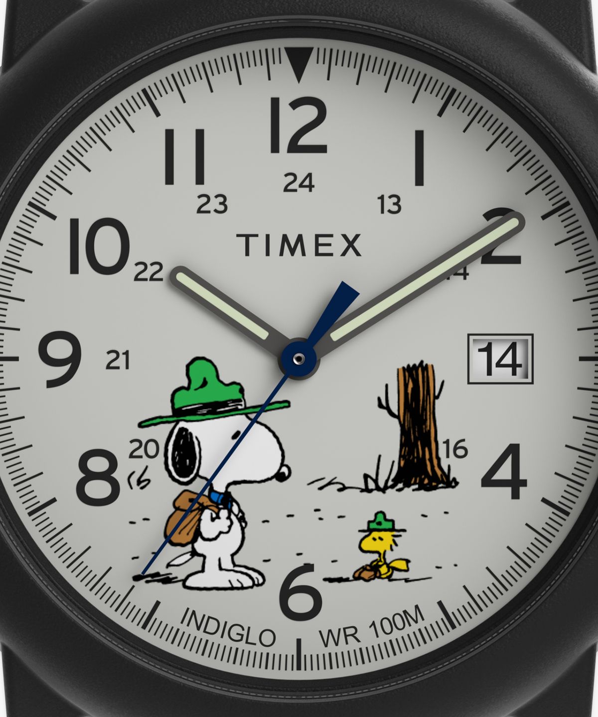 타이맥스(TIMEX) 타이맥스 x 피너츠 익스페디션 비글 스카우트 캠퍼시계 38mm