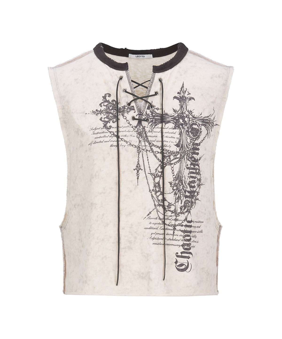 레씨토(LECYTO) Ash Relic Sleeveless_[Ivory]