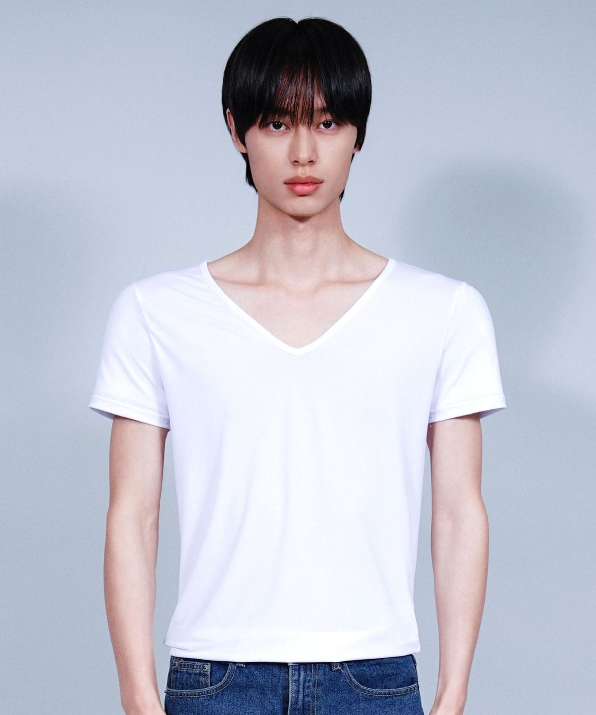 디바라(DIBALA) 어깨 +2CM 데일리 브이넥 핏 체인저