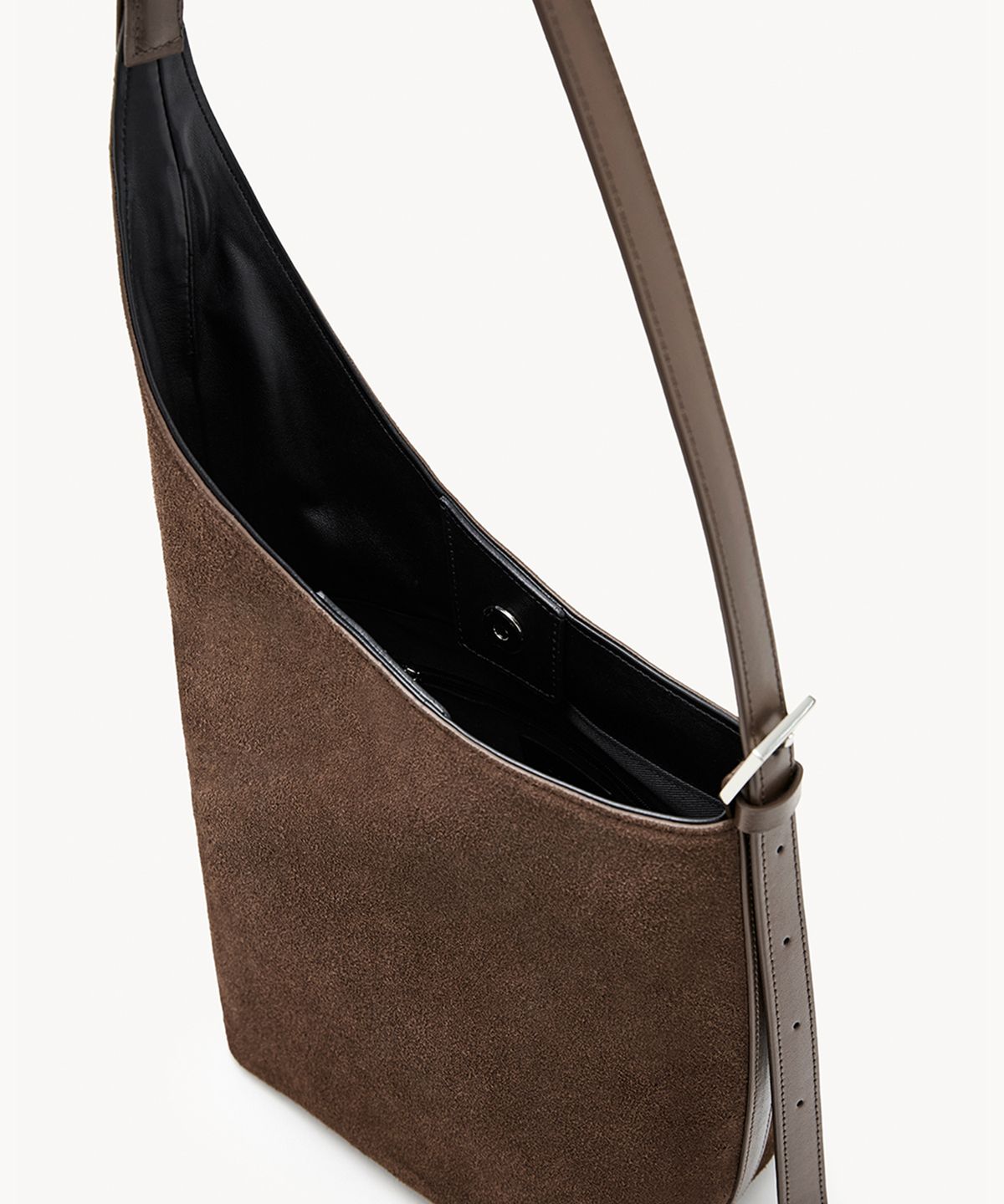 끌라베(CLAVE) 블레어 스웨이드 브라운 토트백 (BLAIR Suede Brown Tote Bag)