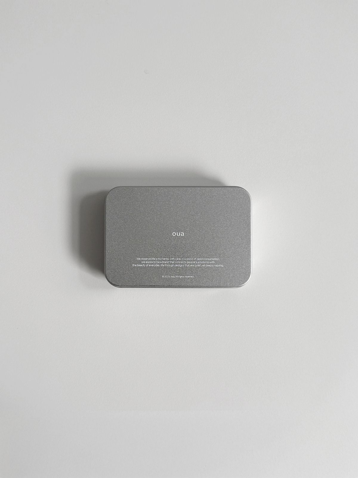 오우아(OUA) 오우아 로고 휴대용 틴케이스 (2size)
