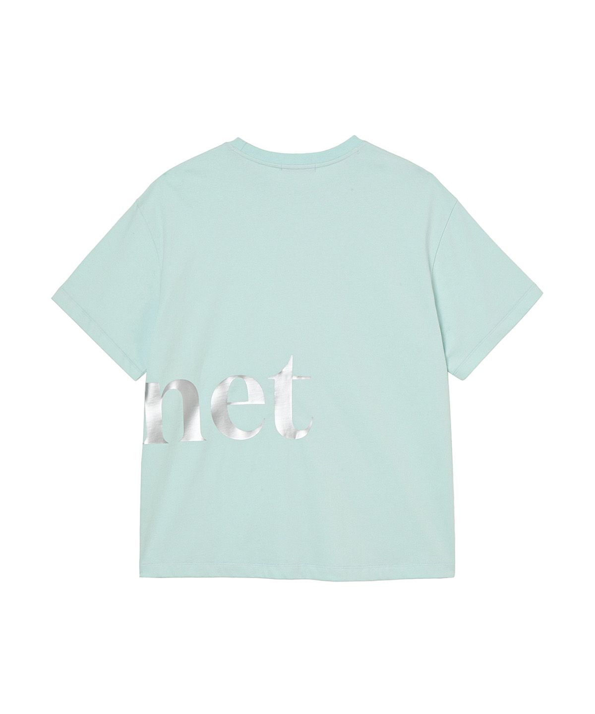 다이닛(DEINET) SILVER LOGO T-SHIRT IN MINT
