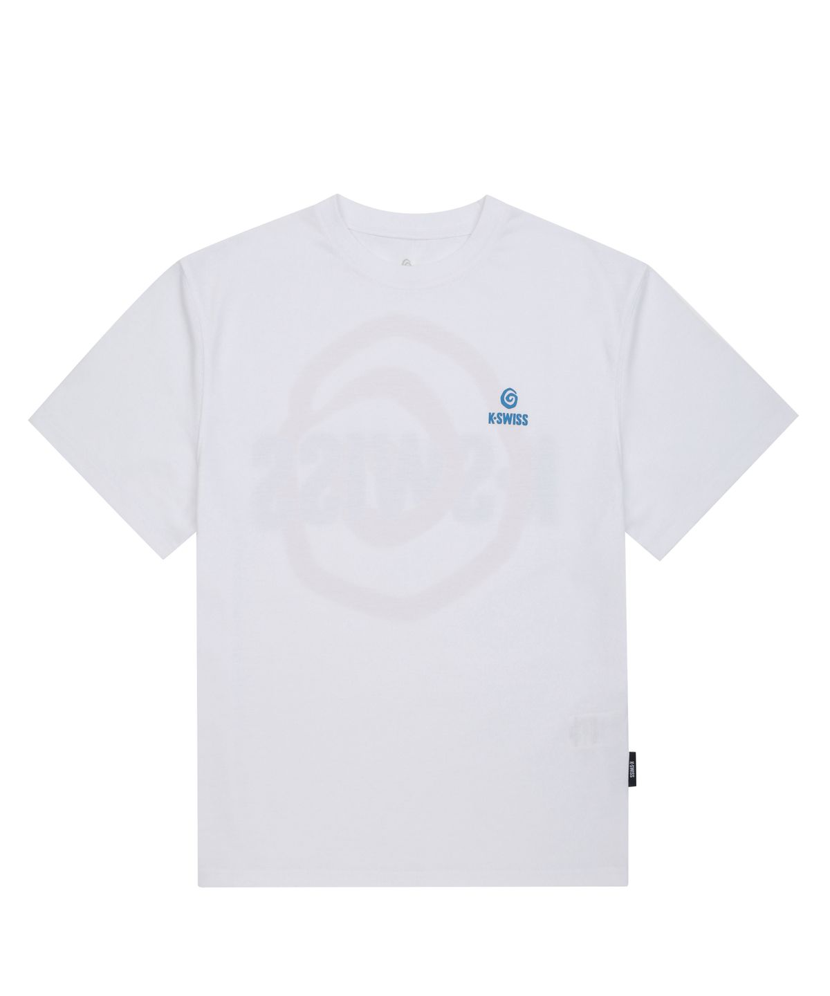 케이스위스(K-SWISS) K-SWISS X ostrya 코어 로고 반팔 티_1KSTSMV907WH