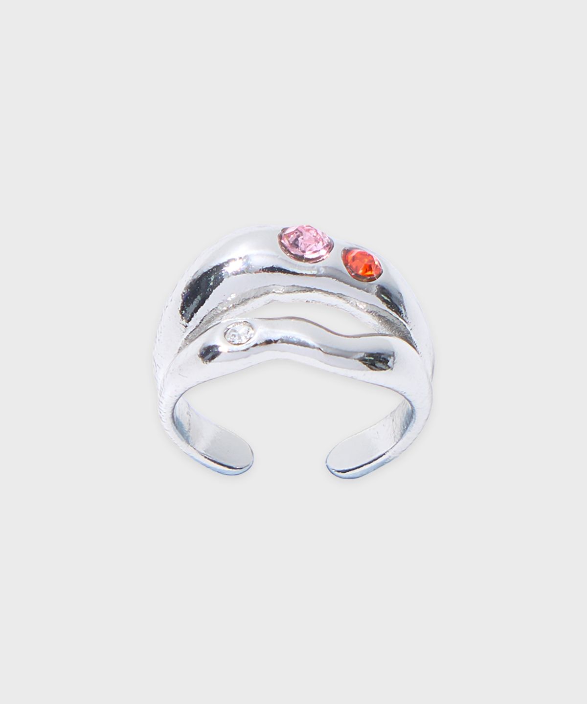시눈(SINOON) Cubic Toe Ring (Pink)