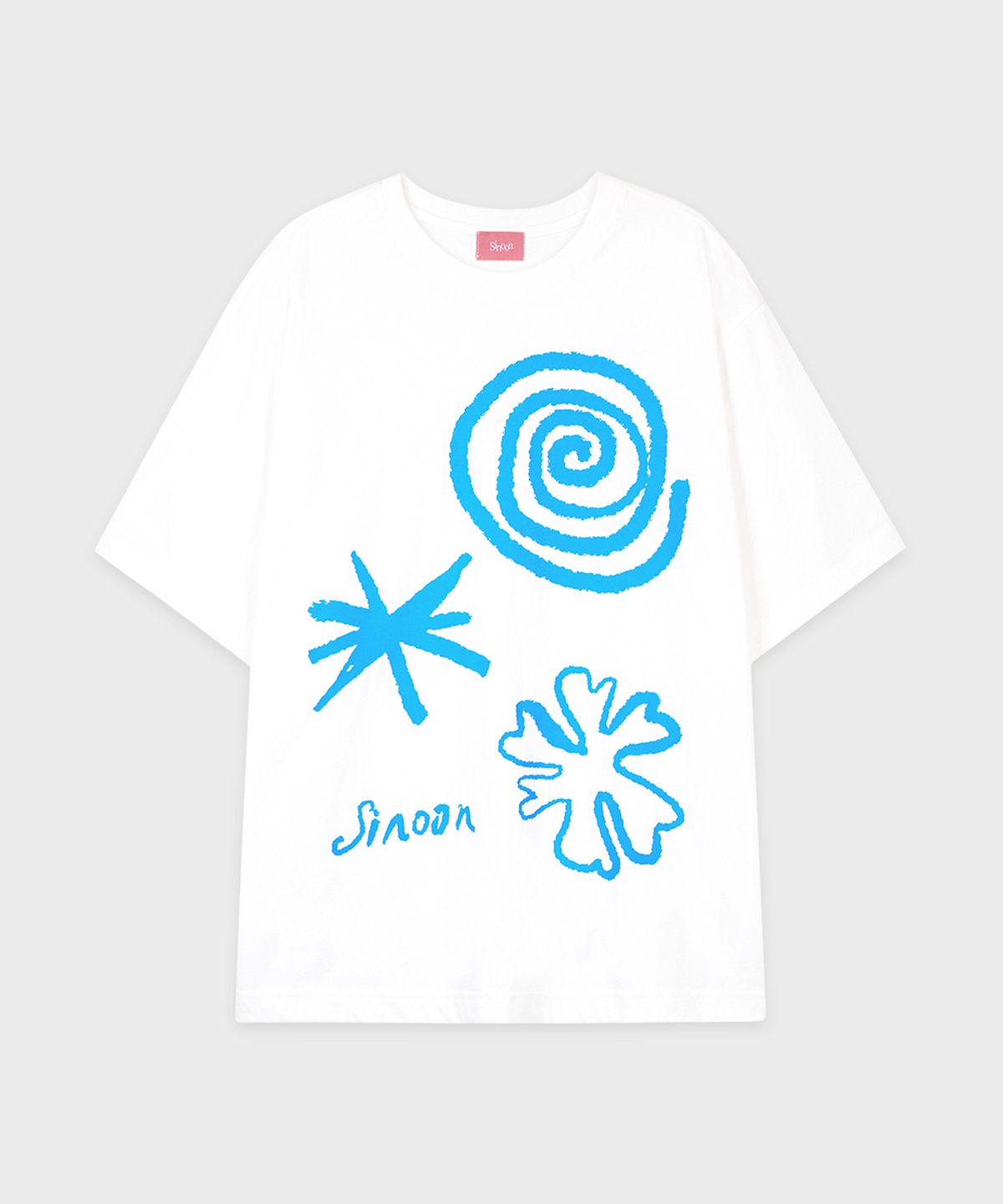 시눈(SINOON) Star Shell T-shirt (White)