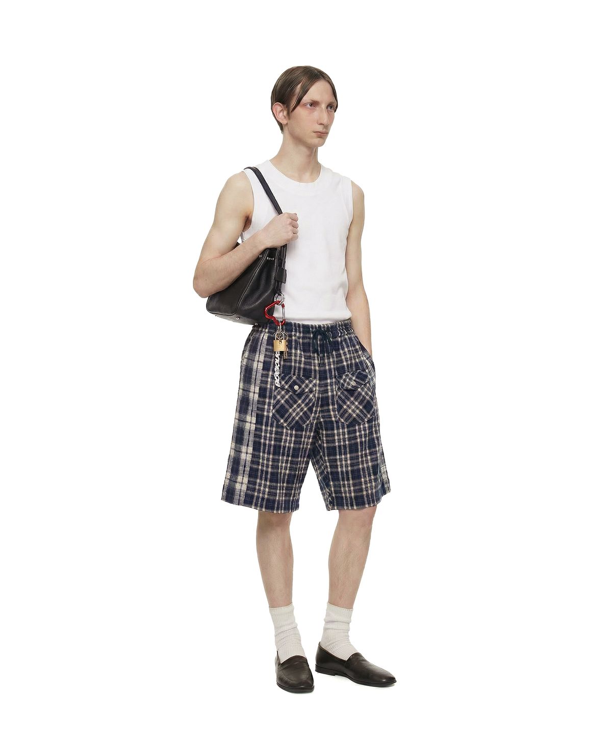 트렁크프로젝트(TRUNK PROJECT) Check Shorts_Navy