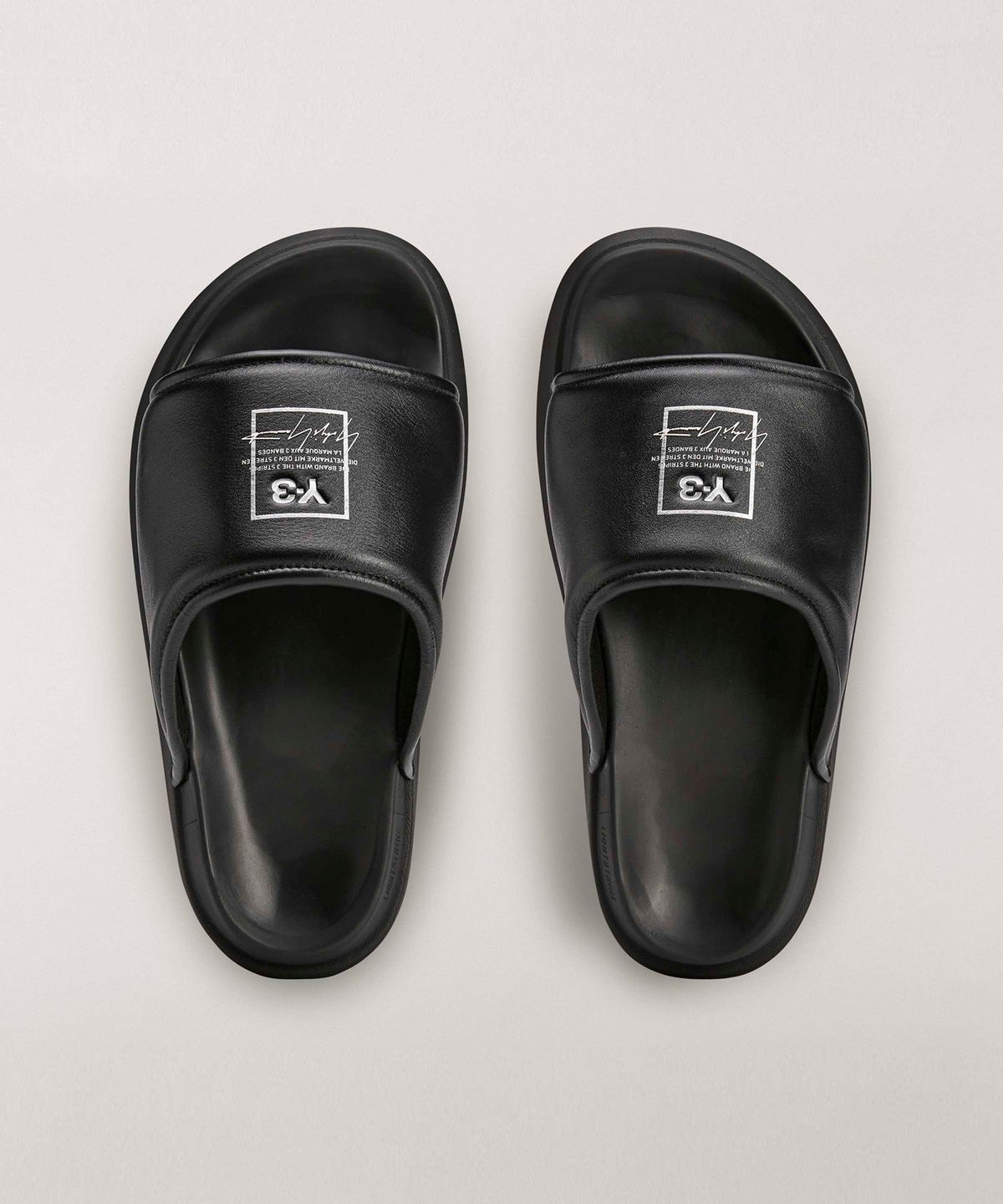 와이쓰리(Y-3) (U) 슬라이드 블랙 Y-3 SLIDE BLACK/BLACK/BLACK