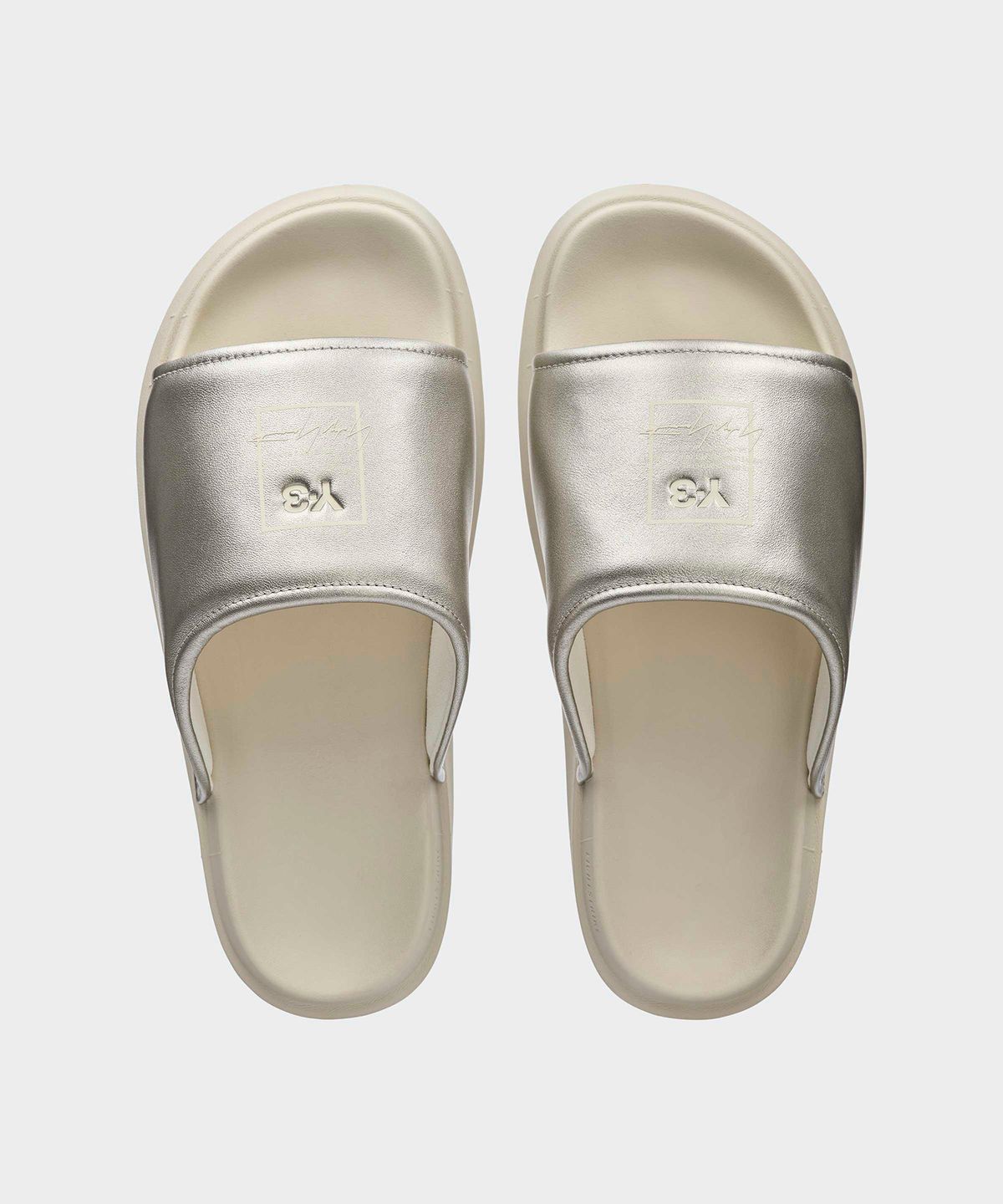 와이쓰리(Y-3) (U) 슬라이드 실버 Y-3 SLIDE SILVER MET./SILVER MET./ALUMINA