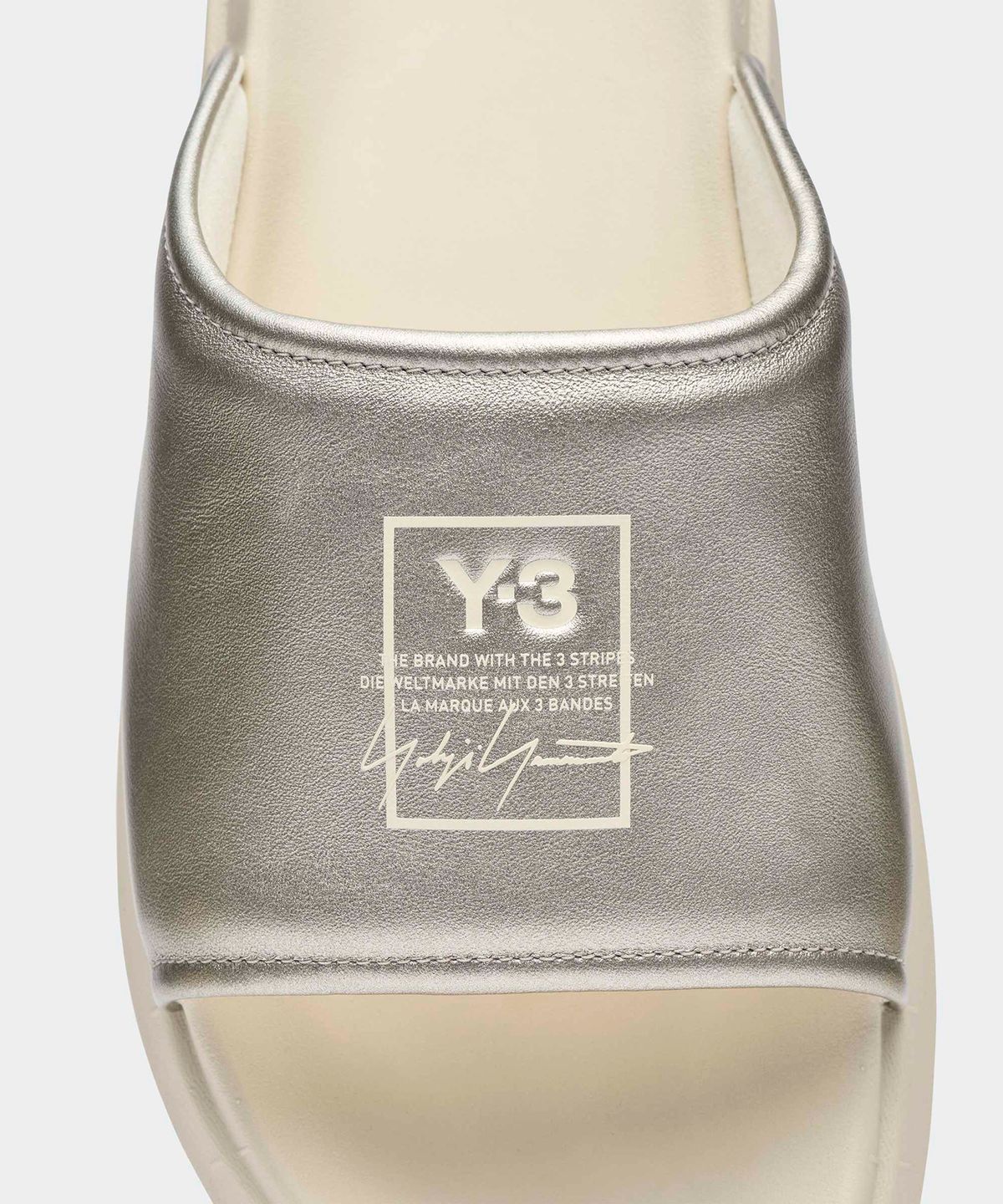 와이쓰리(Y-3) (U) 슬라이드 실버 Y-3 SLIDE SILVER MET./SILVER MET./ALUMINA