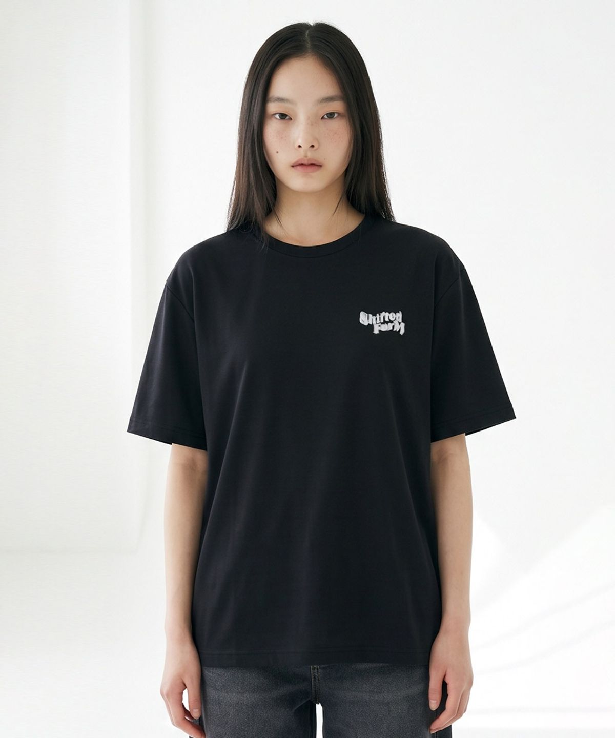 체이스컬트(CHASECULT) 공용 쿨 블러 그래픽 반팔 티셔츠-FCRU5829E03