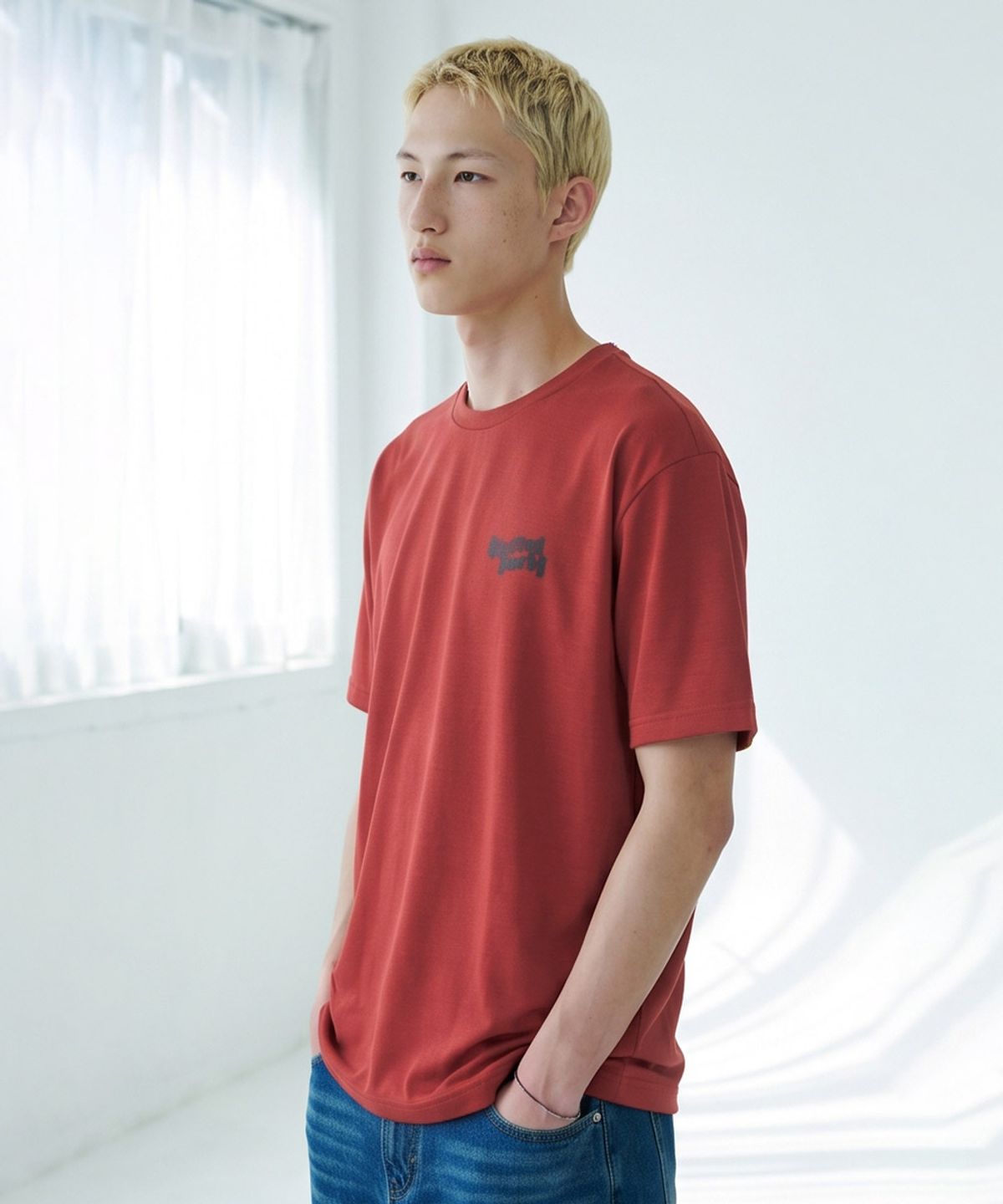 체이스컬트(CHASECULT) 공용 쿨 블러 그래픽 반팔 티셔츠-FCRU5829E0K