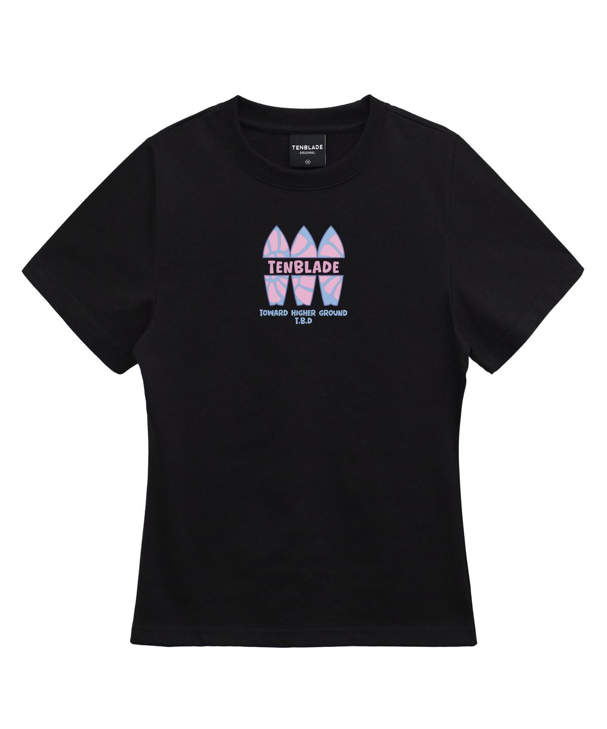 텐블레이드(TENBLADE) 페탈 오빗 슬림핏 티셔츠 (2컬러)