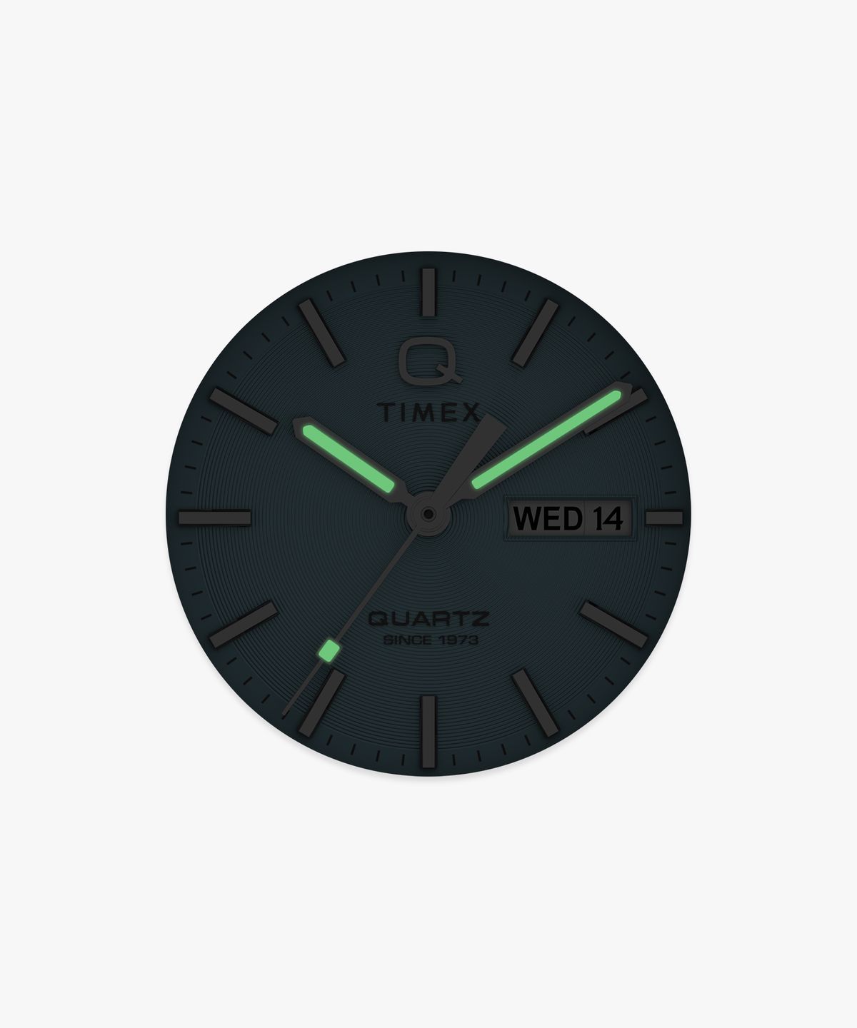 타이맥스(TIMEX) Q TIMEX 컨티넨탈 데이데이트 아쿠아마린 스틸시계 39mm