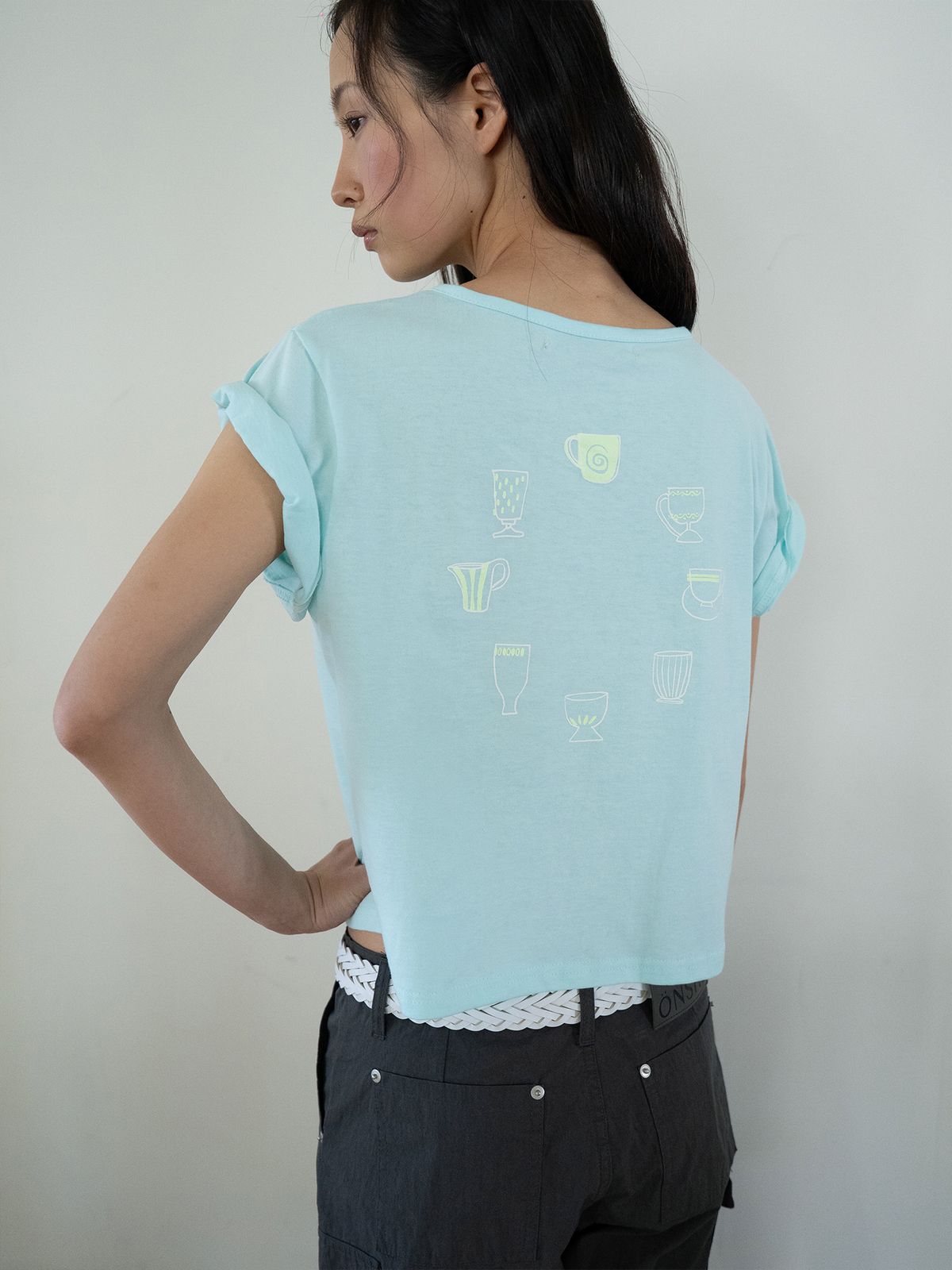온스카(ONSKA) TEA CLUB REGULAR T (ICE BLUE)