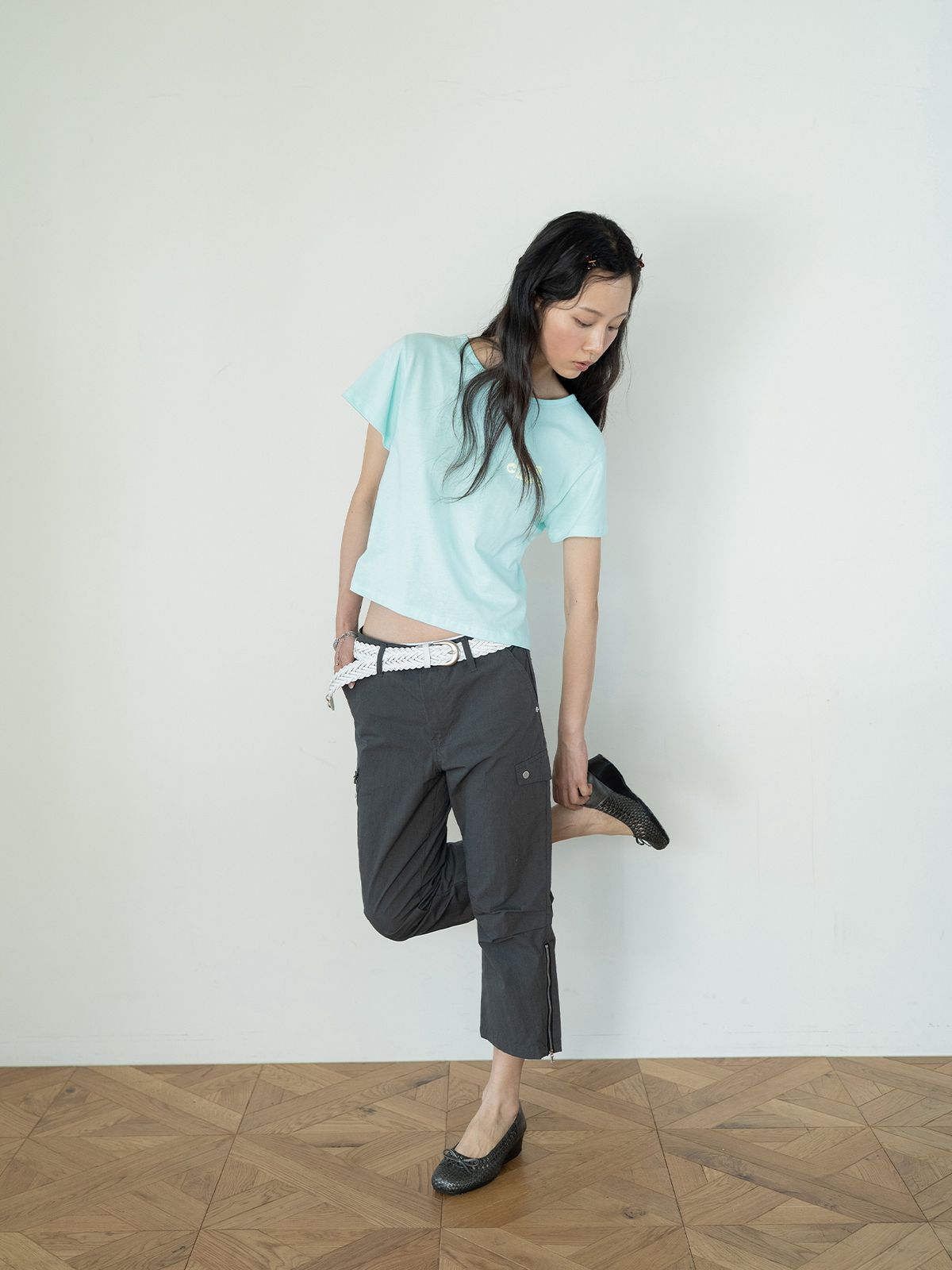 온스카(ONSKA) TEA CLUB REGULAR T (ICE BLUE)