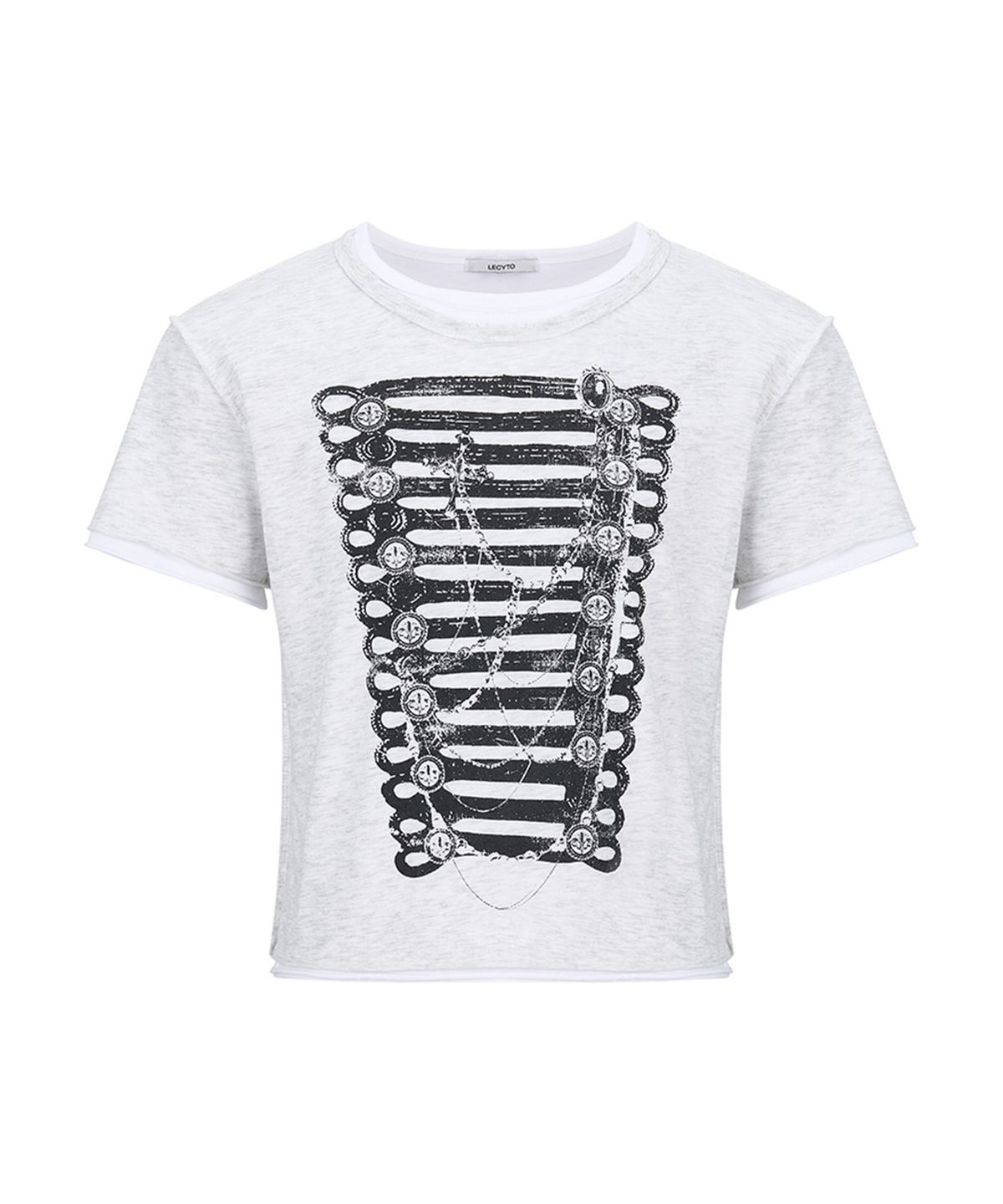 레씨토(LECYTO) Monarque Layered T-Shirt_[W.Mel]
