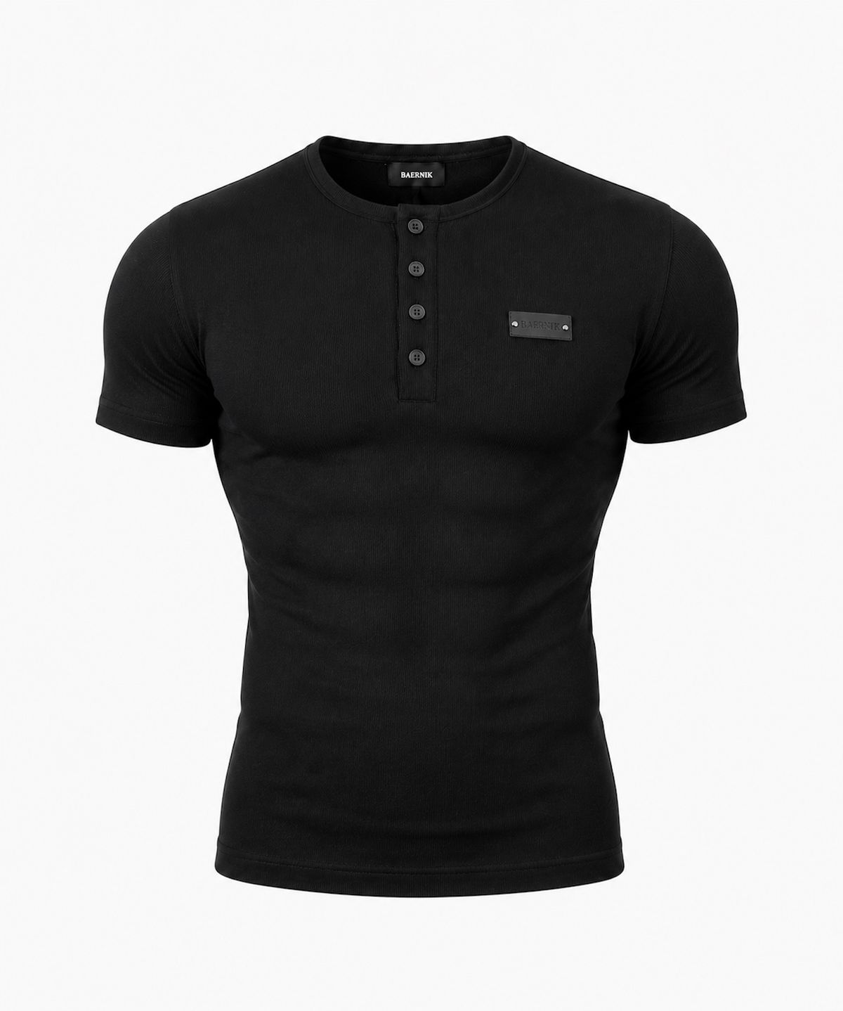 배르니크(BAERNIK) Henry neck T-shirt