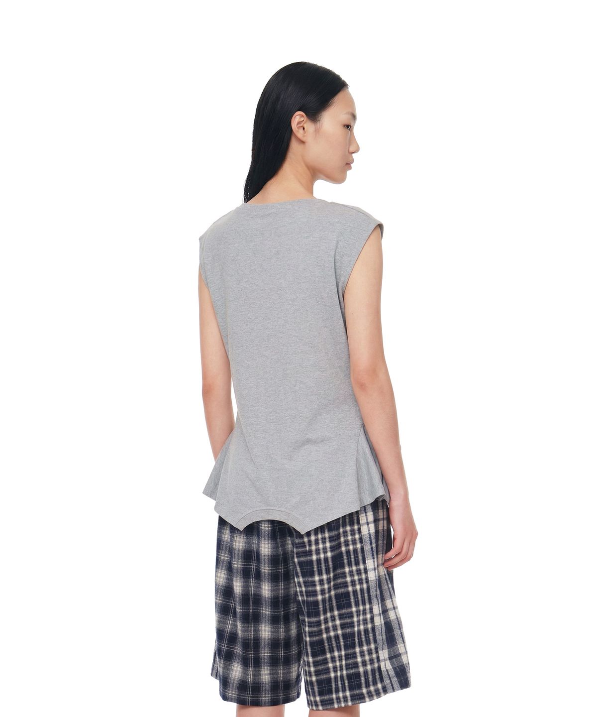 트렁크프로젝트(TRUNK PROJECT) Upside Down Logo T-Shirt_Grey