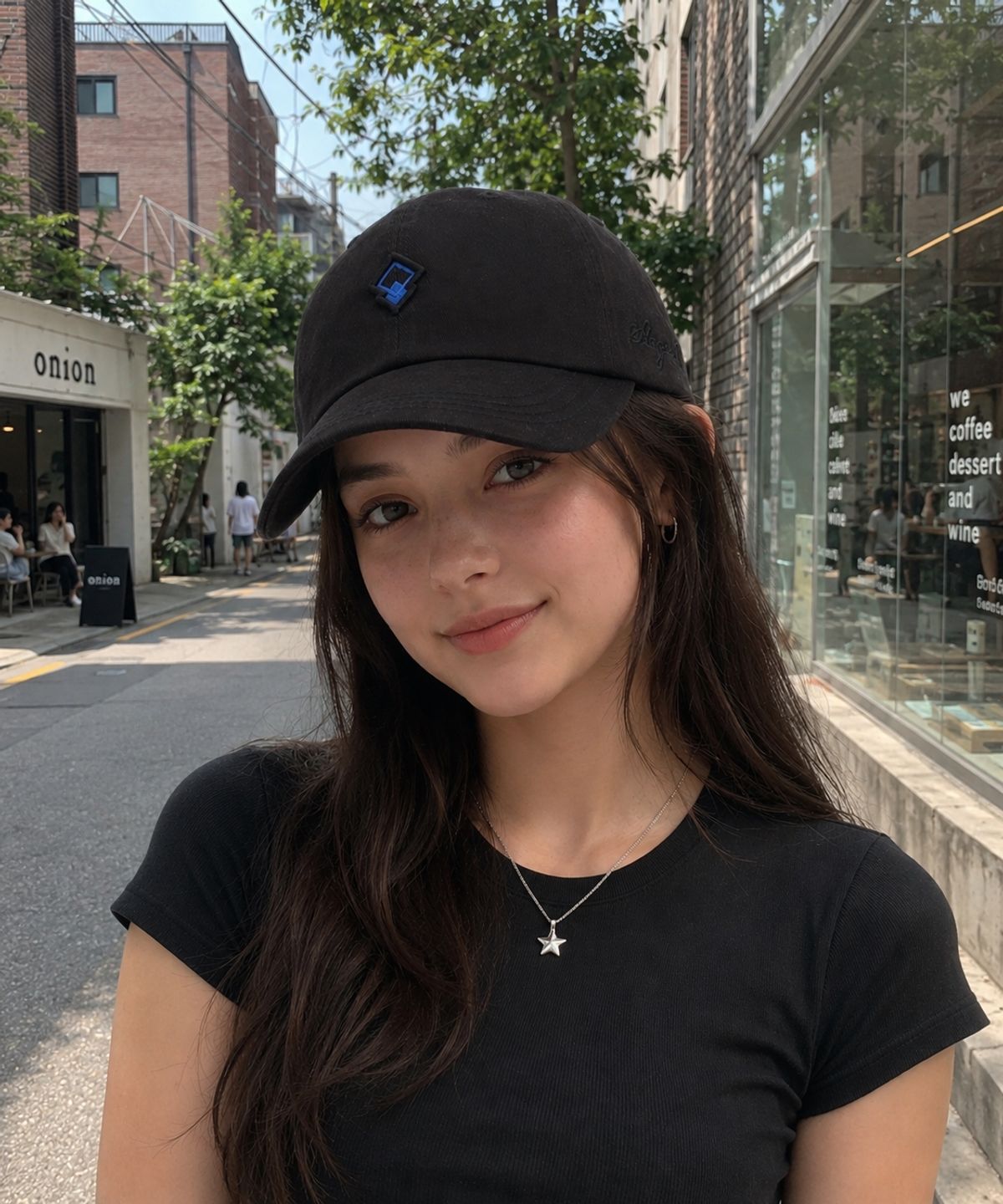 스테이지알(STAGE.R) 다이아 워싱 볼캡 [블랙]
