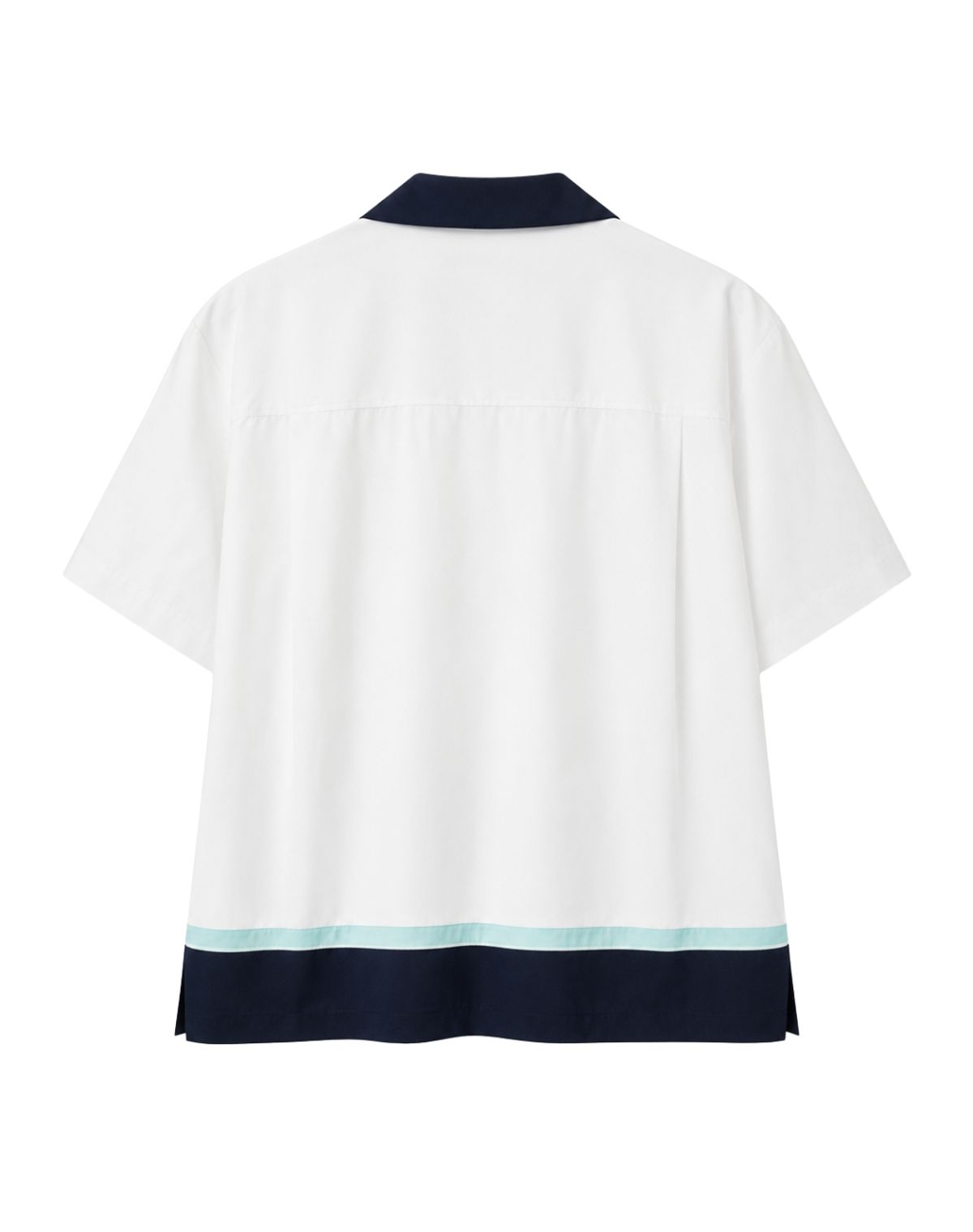 오디너리피플(ORDINARY PEOPLE) RE : Triple Tone Resort Shirt [WHITE]