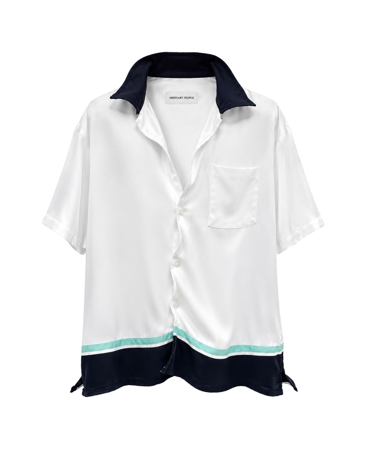 오디너리피플(ORDINARY PEOPLE) RE : Triple Tone Resort Shirt [WHITE]